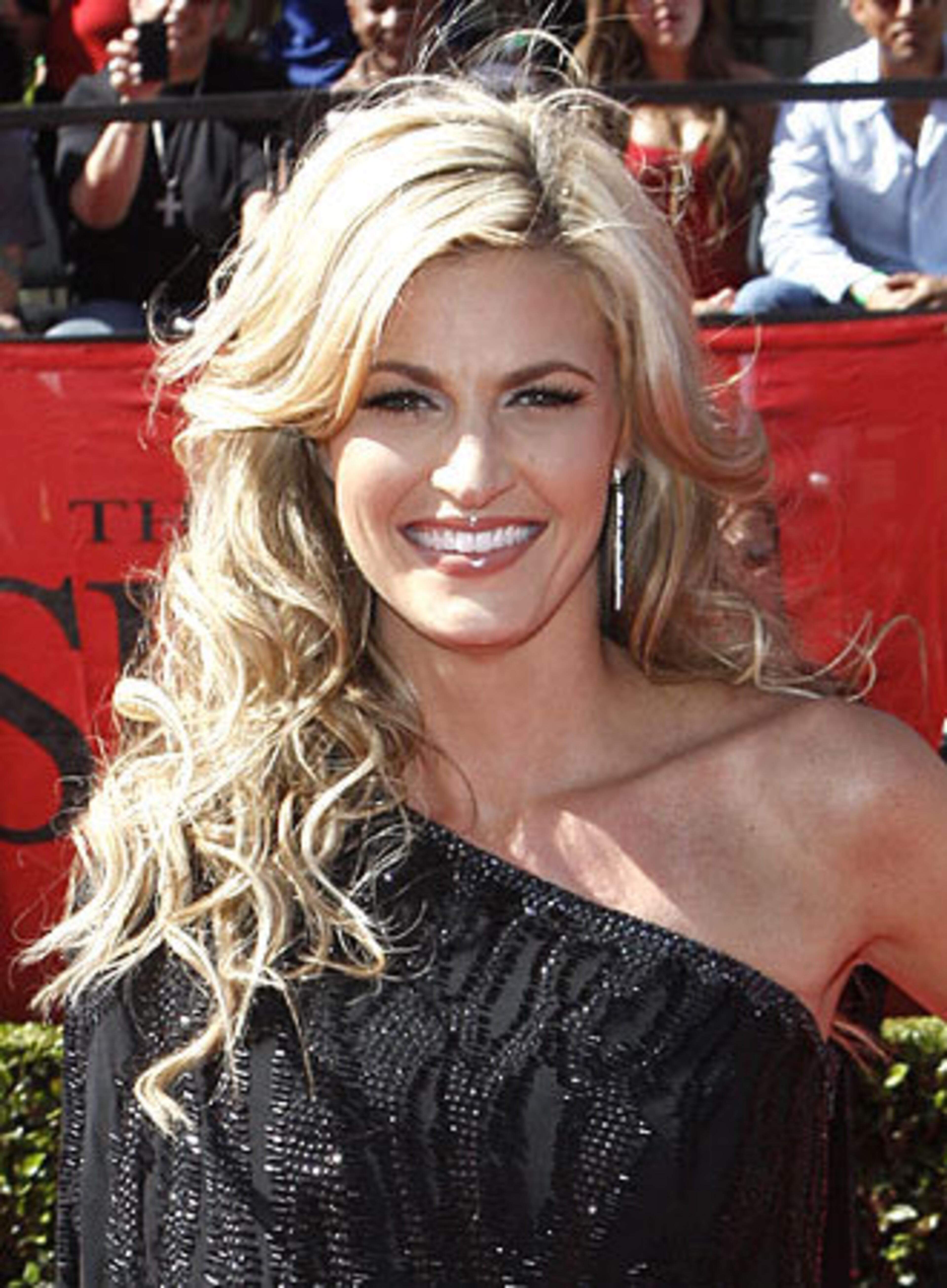 Sportscaster Erin Andrews will be eager to be famous for something other than being a stalking victim.