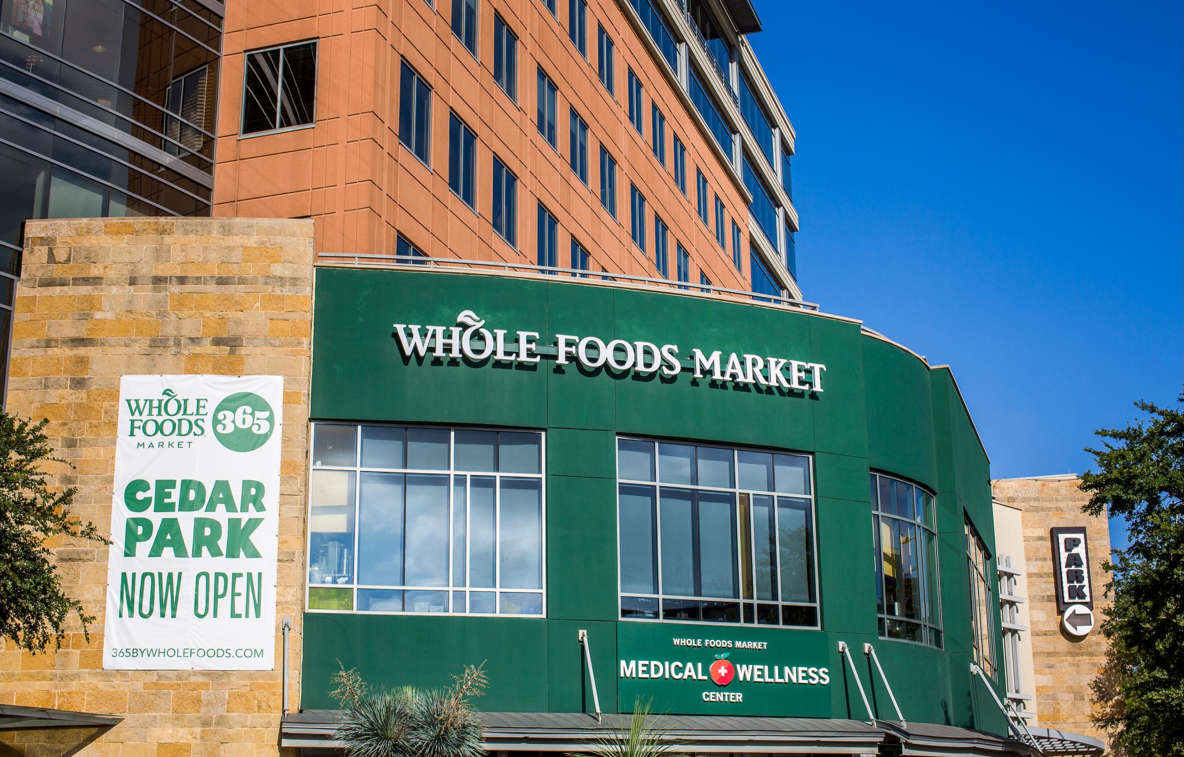 FILE PHOTO: Whole Food corporate headquarters in Austin, Texas photographed June 16, 2017. Amazon announced that they purchased the grocer for over 13 billion dollars. (Photo by Drew Anthony Smith/Getty Images)