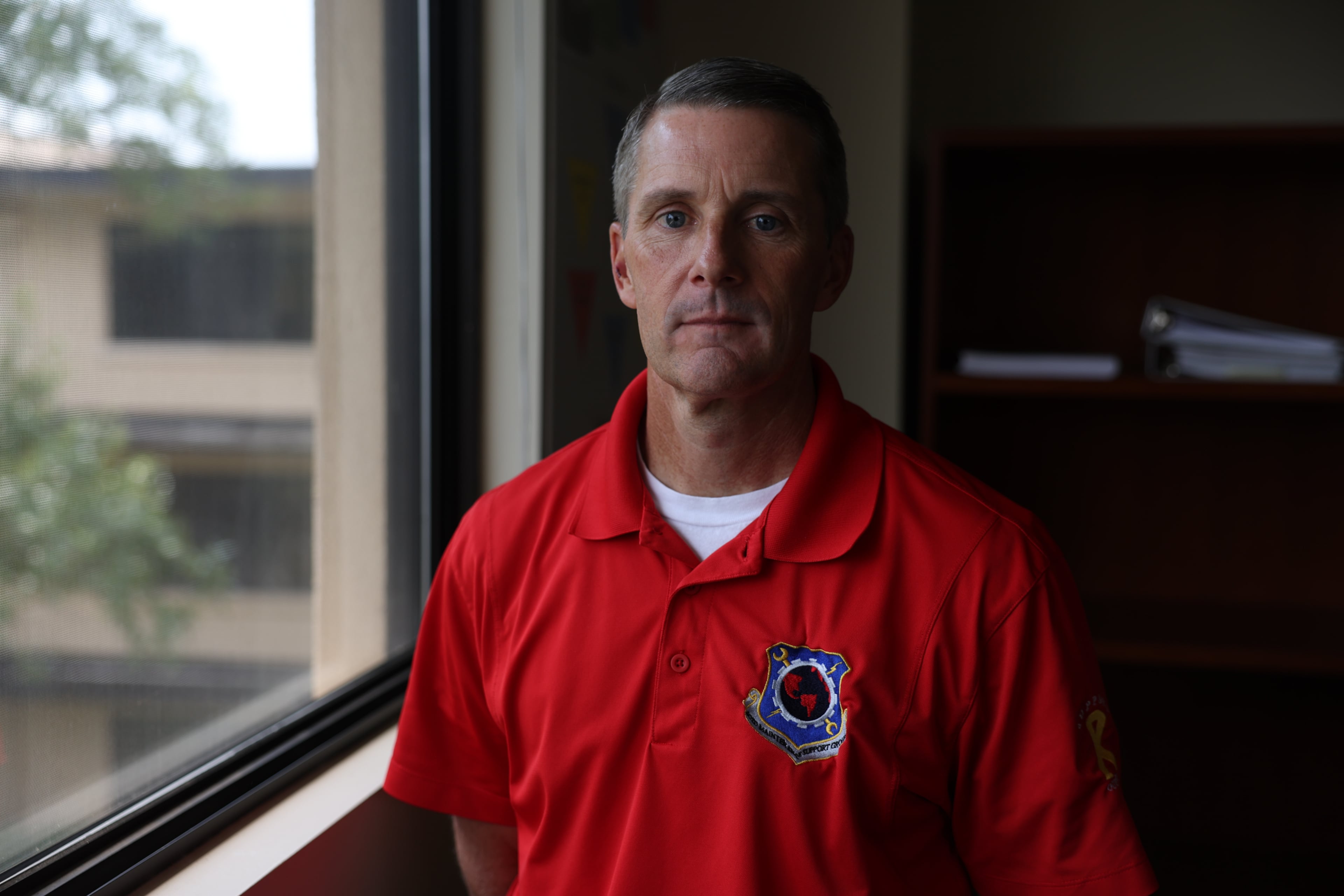 Tim Lawrence is the director of business operations for the Robins Air Logistics Complex at Robins Air Force Base in Houston County. (Arvin Temkar/AJC)