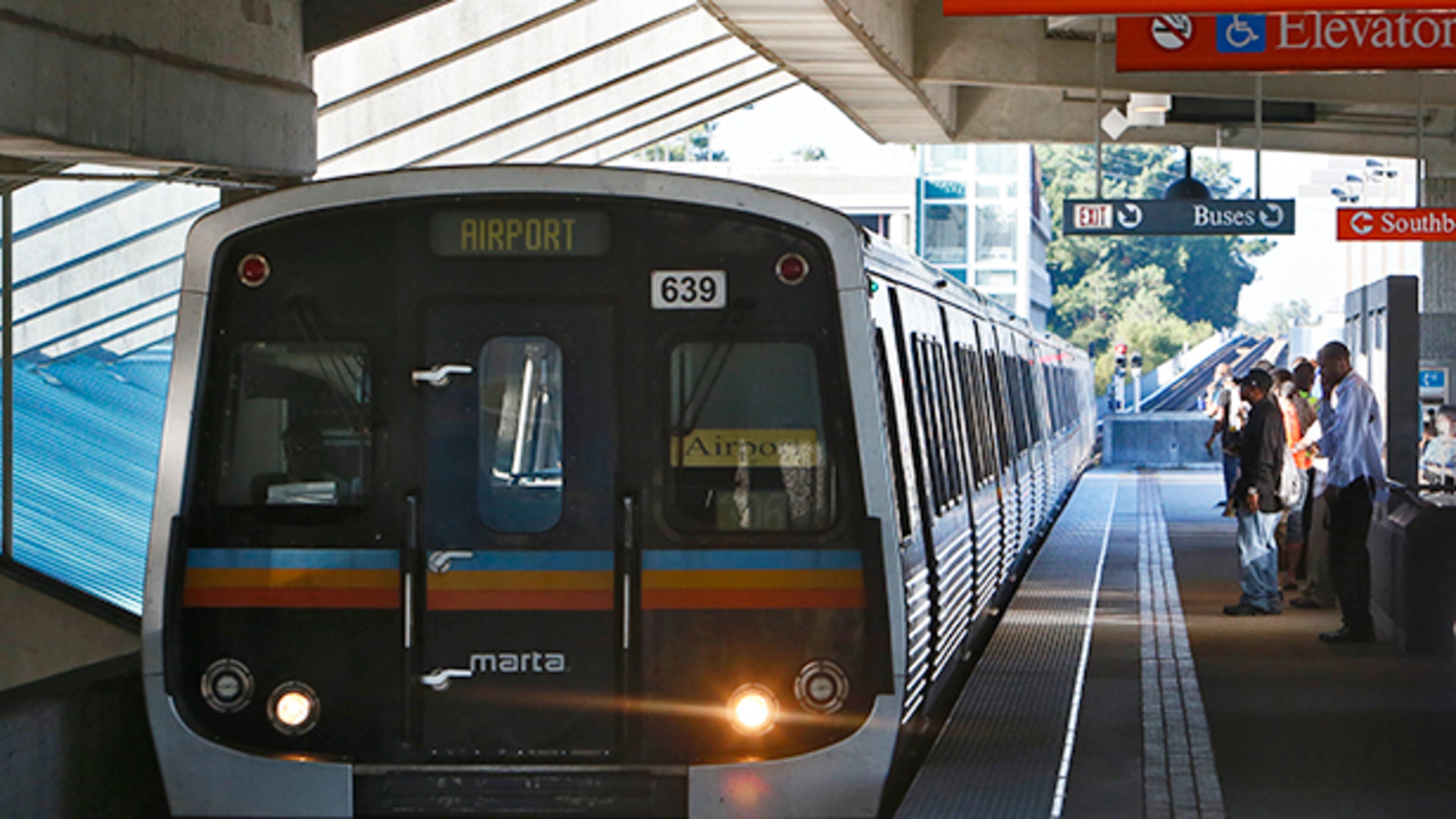A man ran onto the MARTA train tracks at the Chamblee station.