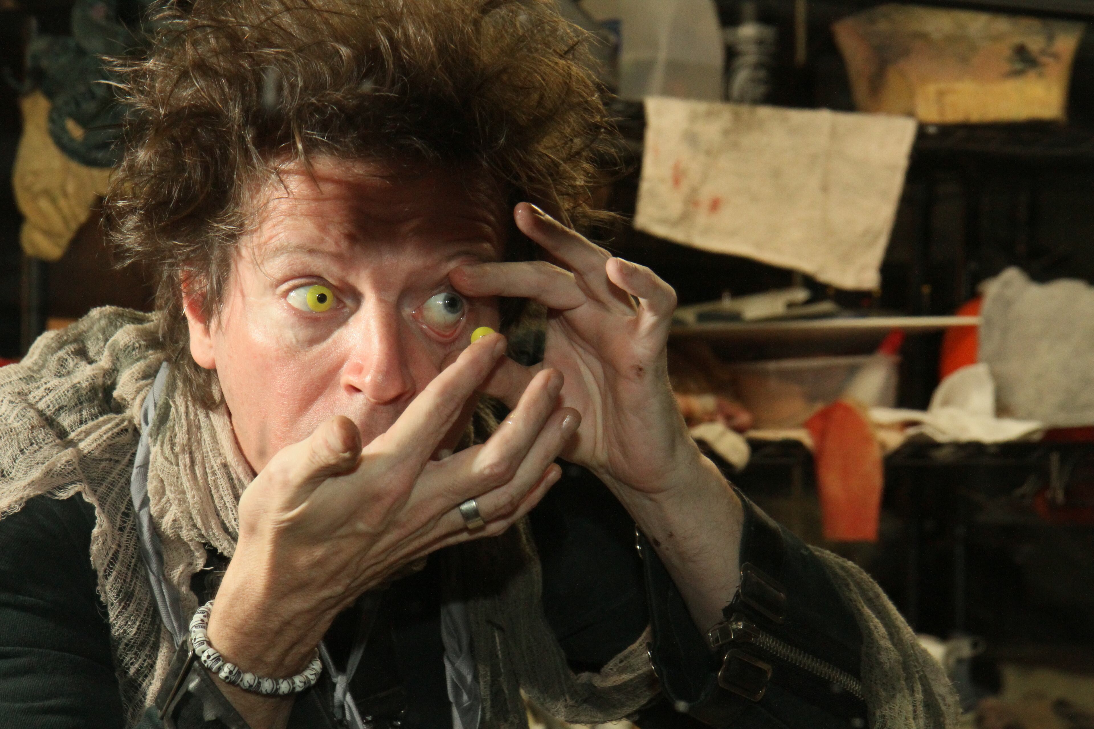 "Downstairs, we have Spliced," Armstrong continued. "It's a weird science fiction clone experiment. It is very scary. People are terrified in Spliced. It also features a room of white fog that's blowing people's minds."