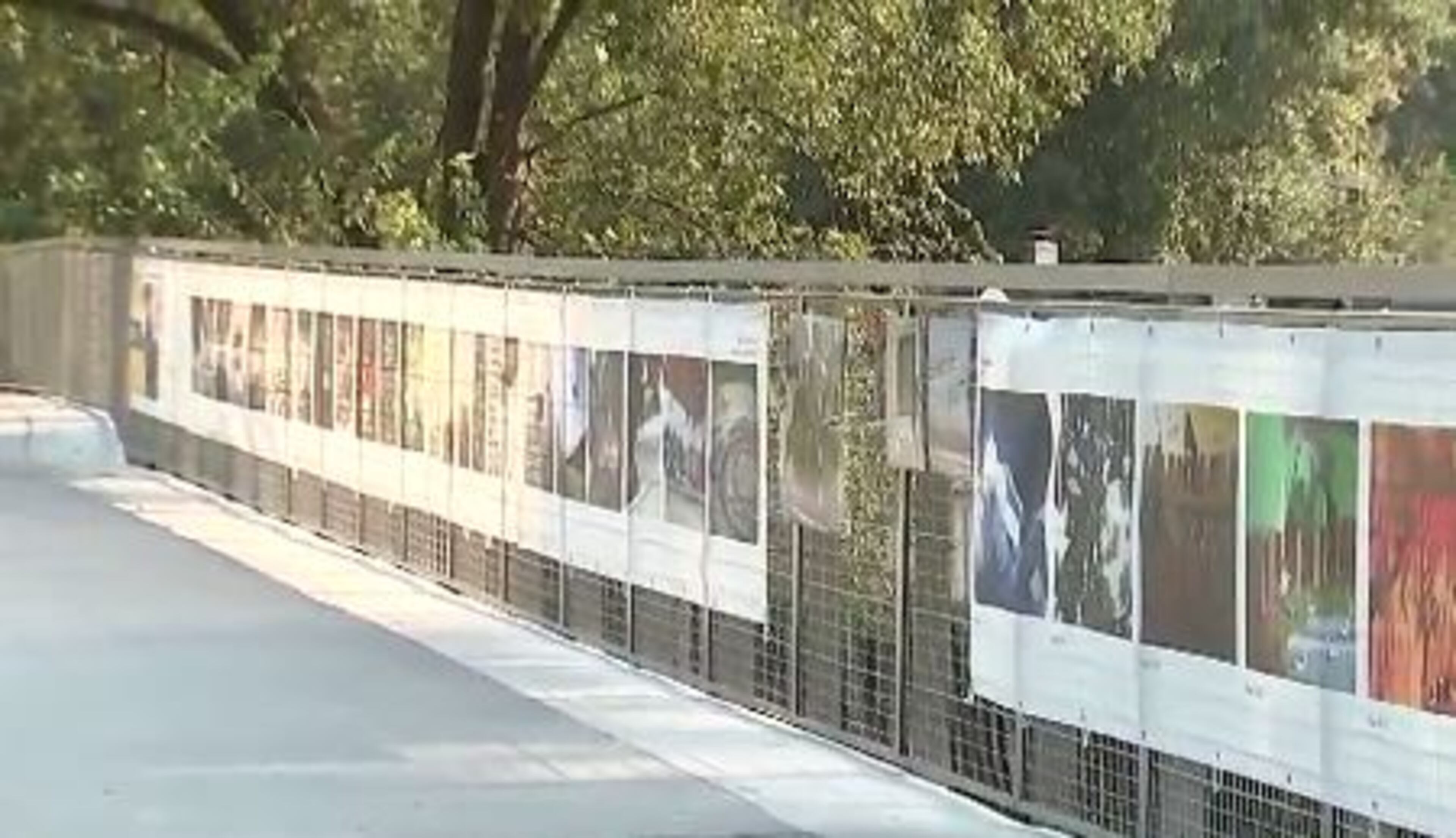 Part of the Art on the Atlanta Beltline exhibit on the Westside Trail.