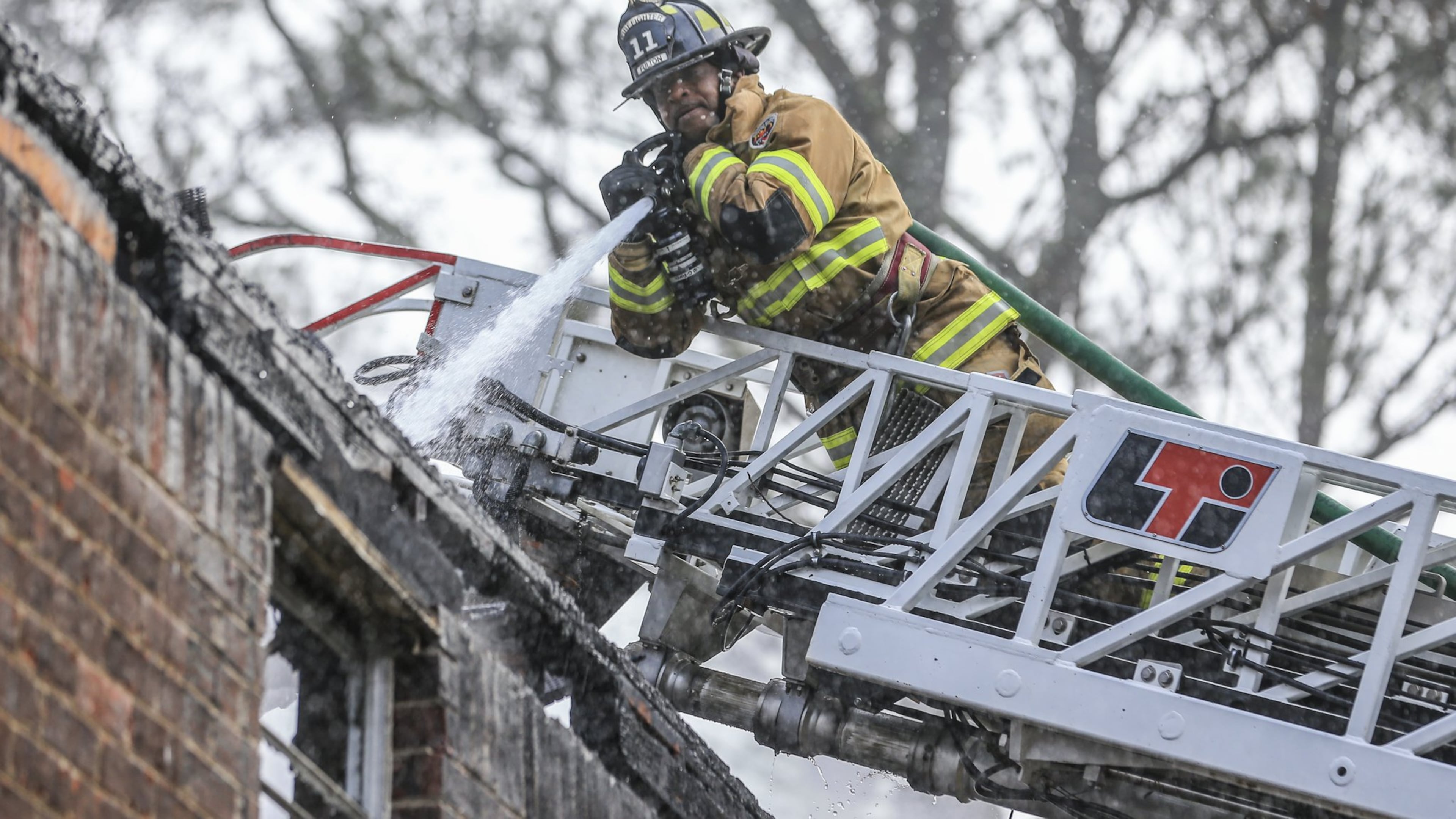 Donna Dingler, a Fulton County fire captain, has filed a federal lawsuit claiming she is paid less because she is a woman. JOHN SPINK/JSPINK@AJC.COM AJC FILE PHOTO