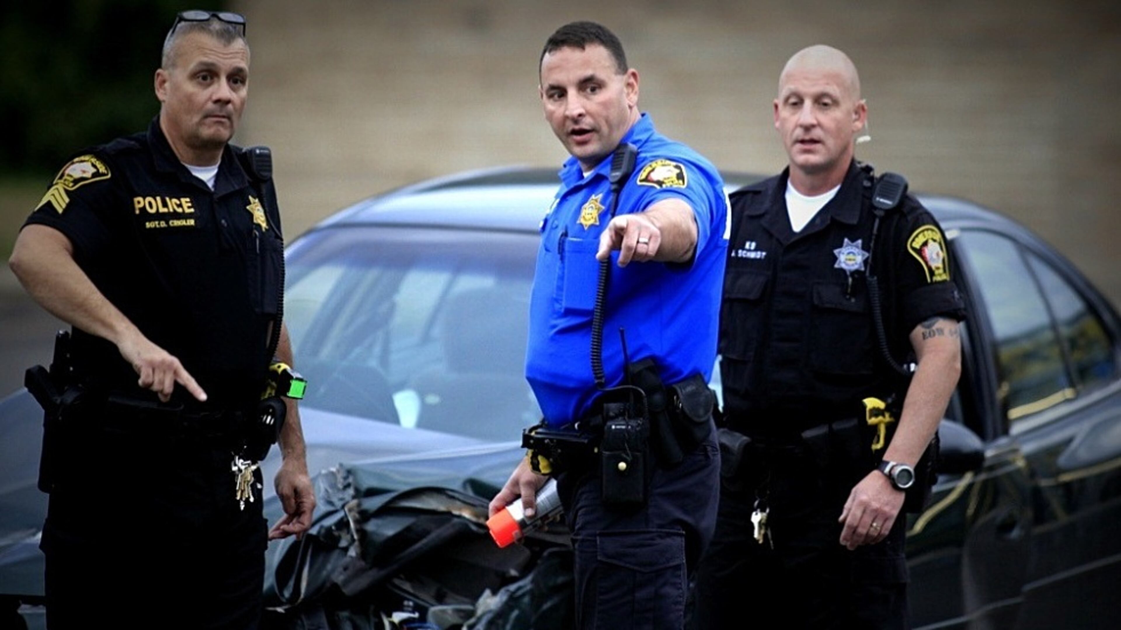 Riverside police and the Ohio State Highway Patrol are investigating a two-vehicle crash Oct. 17, 2014.