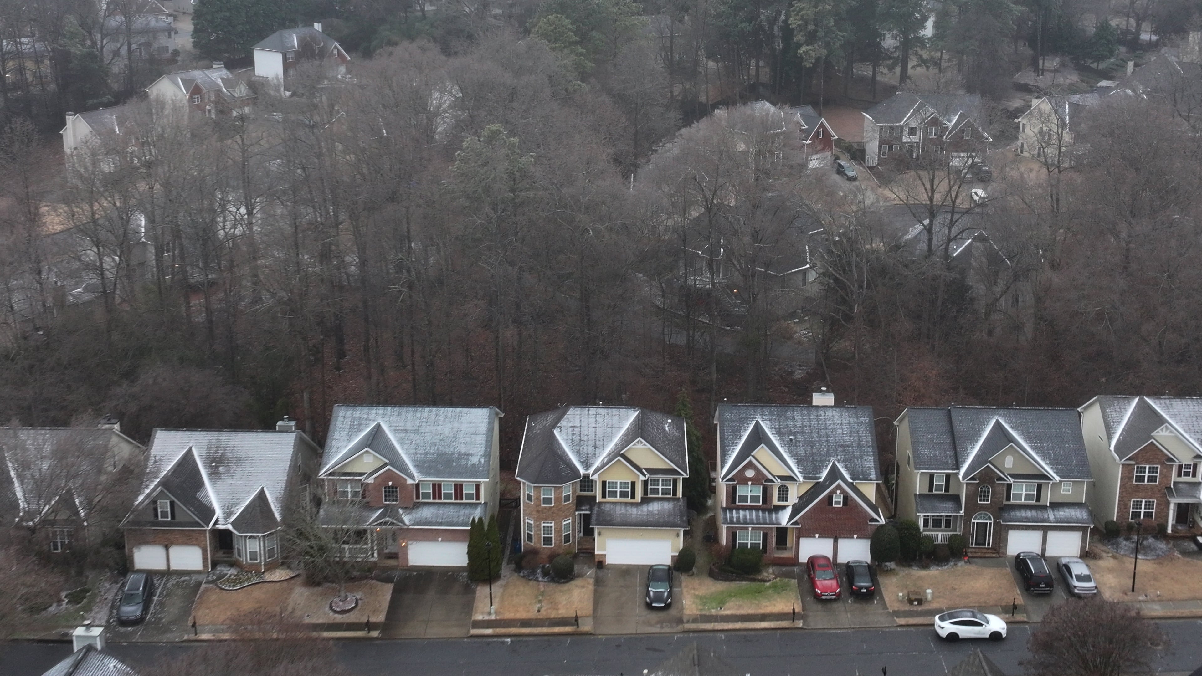 A neighborhood near Lawrenceville's Alexander Park is seen in this photo from Sunday, Jan. 25, 2026. A bill passed by the Georgia General Assembly would cap property tax increases at the rate of inflation. It awaits Gov. Brian Kemp's signature. (Hyosub Shin/AJC)