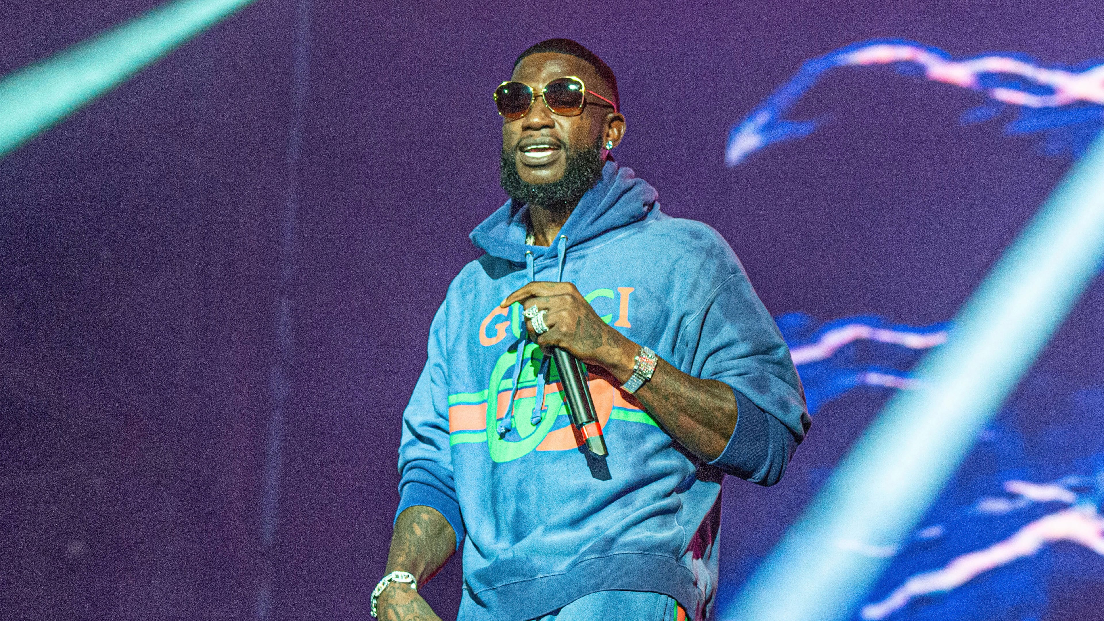 FILE - Gucci Mane performs during the Festival d'ete de Quebec in Quebec City, Canada on July 12, 2019. (Photo by Amy Harris/Invision/AP, File)