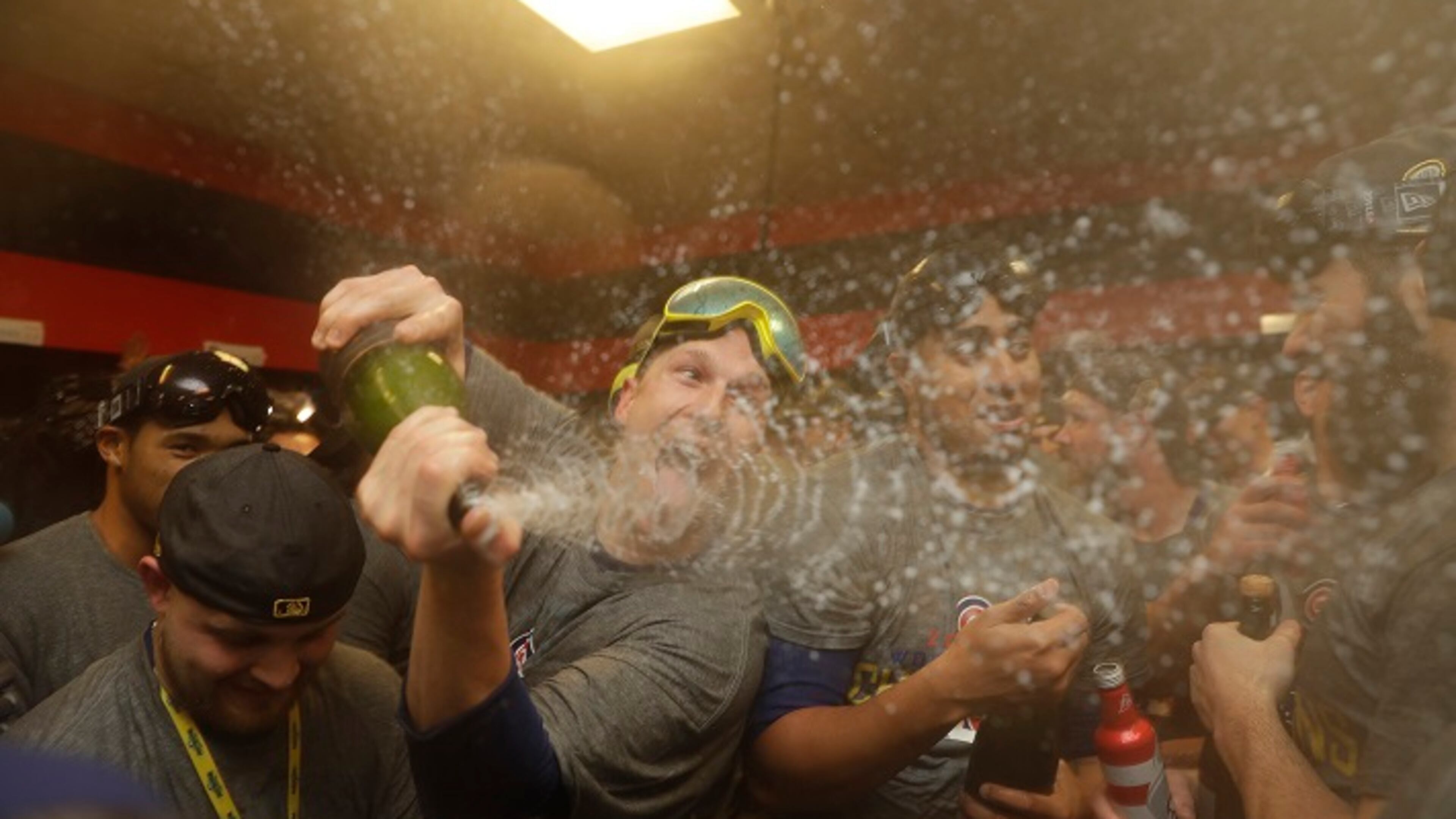 When the Chicago Cubs celebrated their World Series win Nov. 3, few fans were wondering what type of wine they were spraying everywhere. Well, wine fans, it was Mumm Napa Brut Prestige, at $22 a bottle ... and it tastes pretty good. (Nuccio DiNuzzo/Chicago Tribune/TNS)