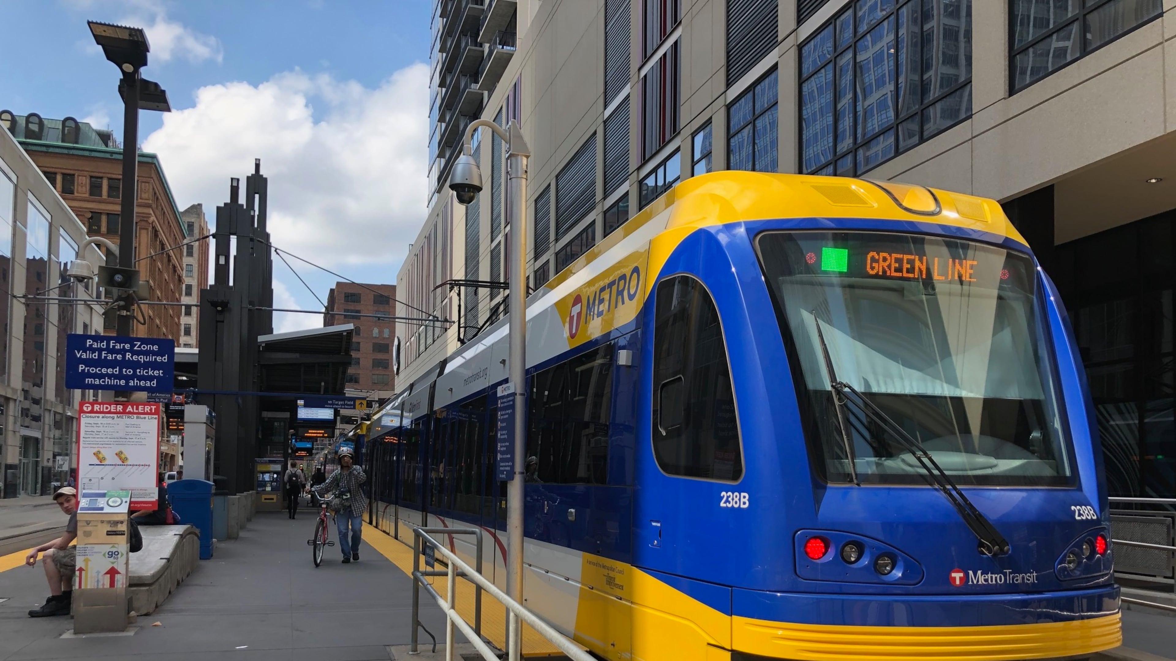 MARTA's plans for Atlanta include 29 miles of light rail, like this line in Minneapolis.