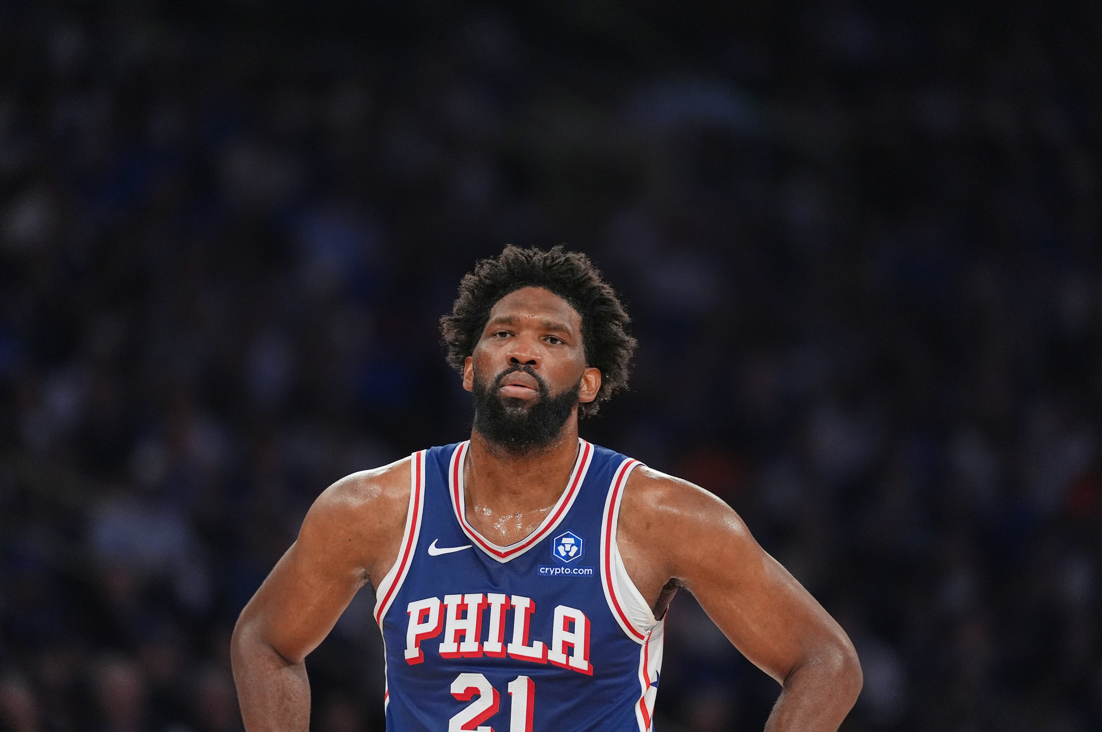 76ers Embiid-Out Basketball