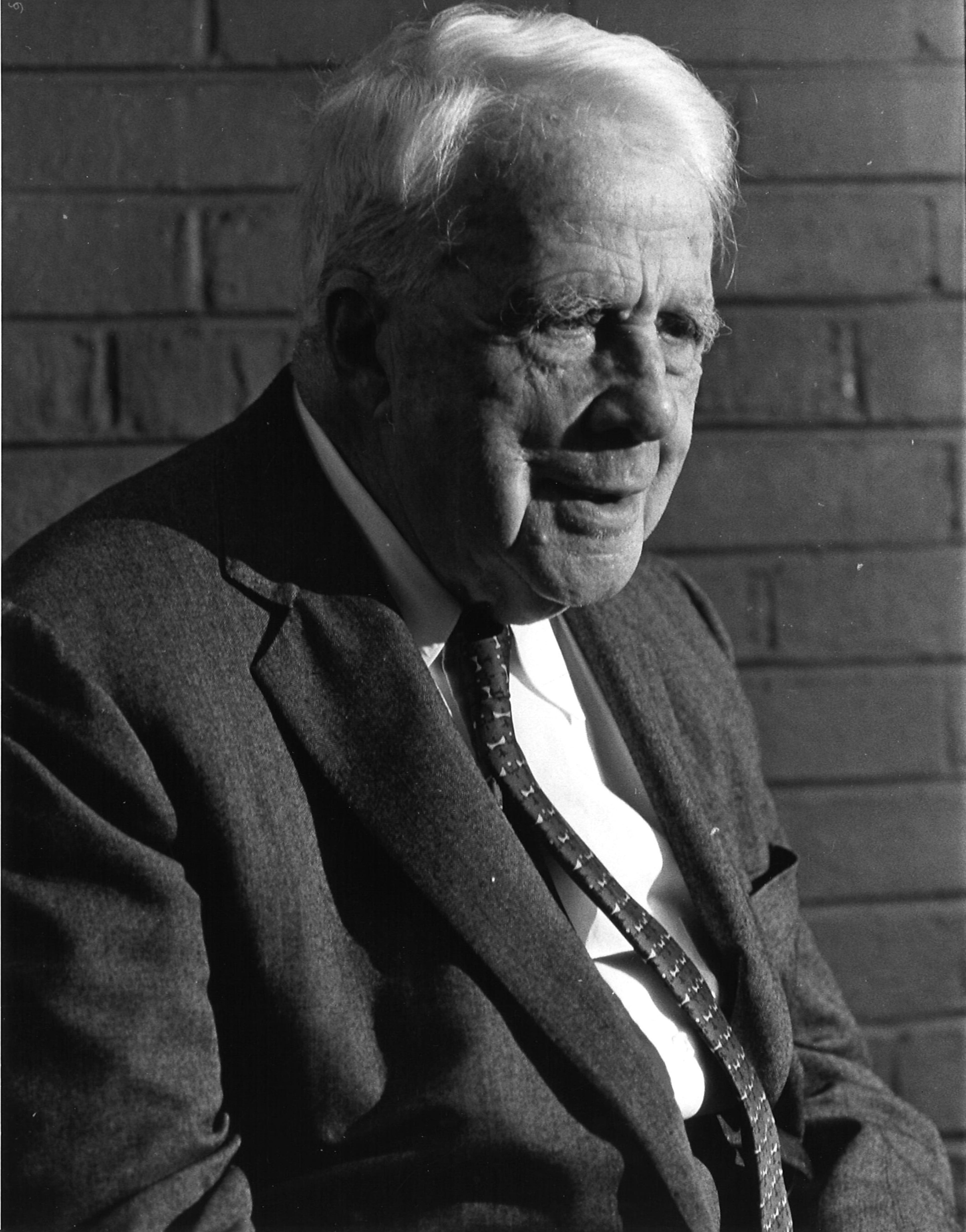Robert Frost on his last visit to Agnes Scott College in 1962, at age 87.
Courtesy Agnes Scott College.