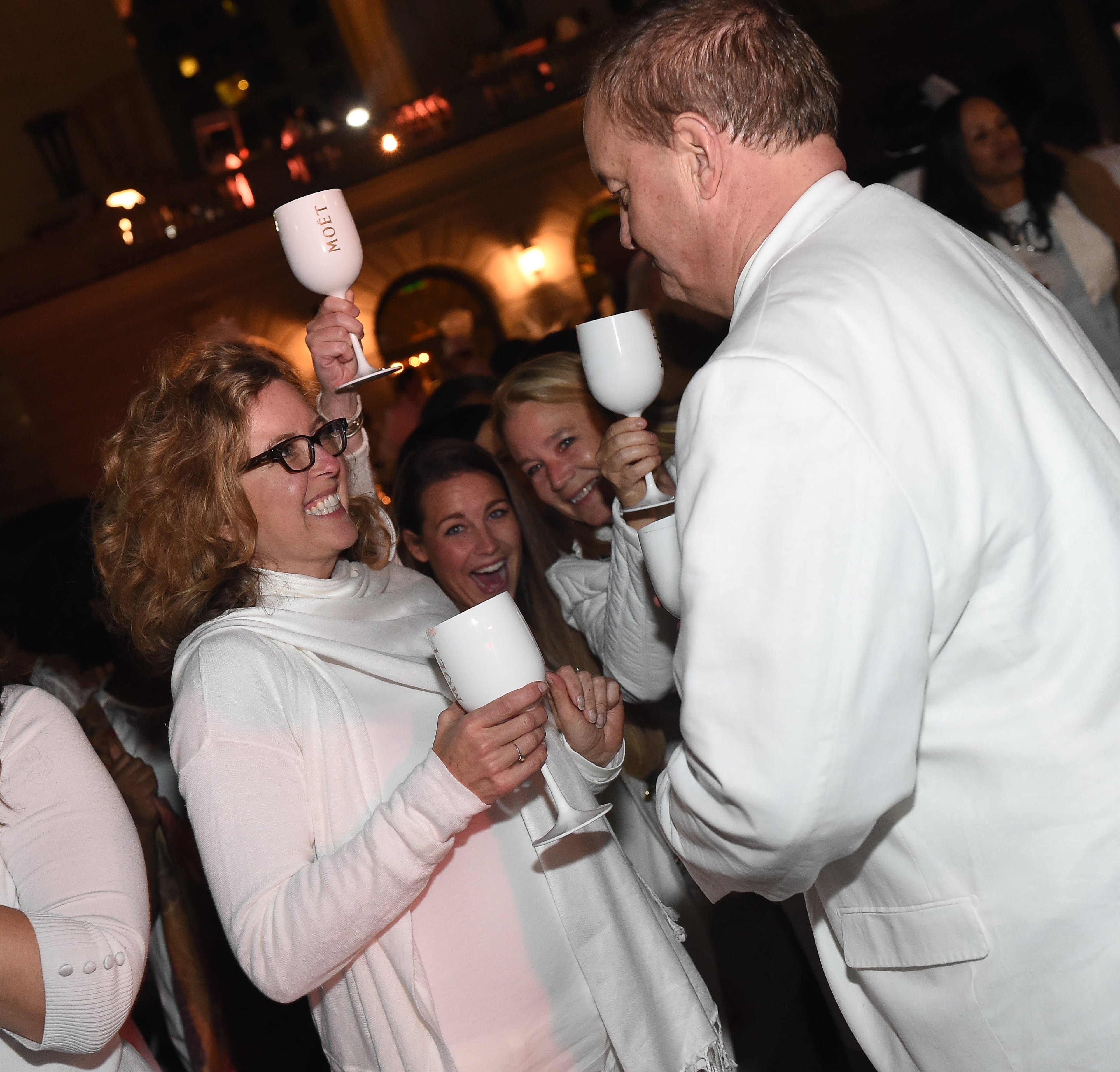 Atlanta's first Diner en Blanc, held in partnership with Moet Ice Imperial, was held Oct. 16, 2014 at Millennium Gate Park in Atlanta. (Photo by Paras Griffin)