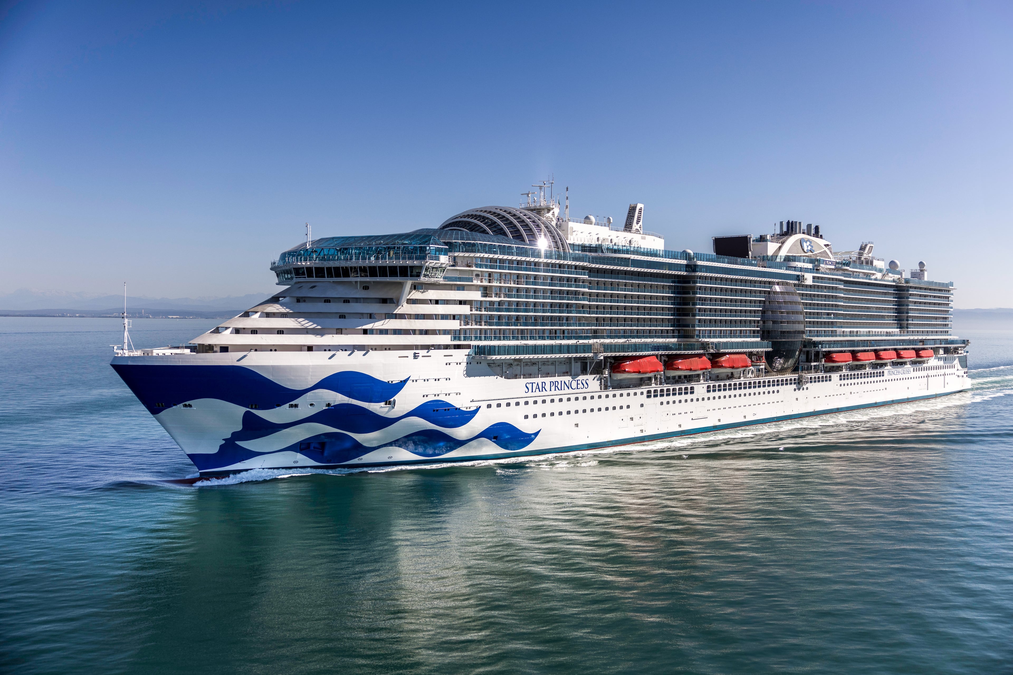 The Star Princess is the second sphere-class ship in the Princess fleet. (Courtesy of Princess Cruises)
