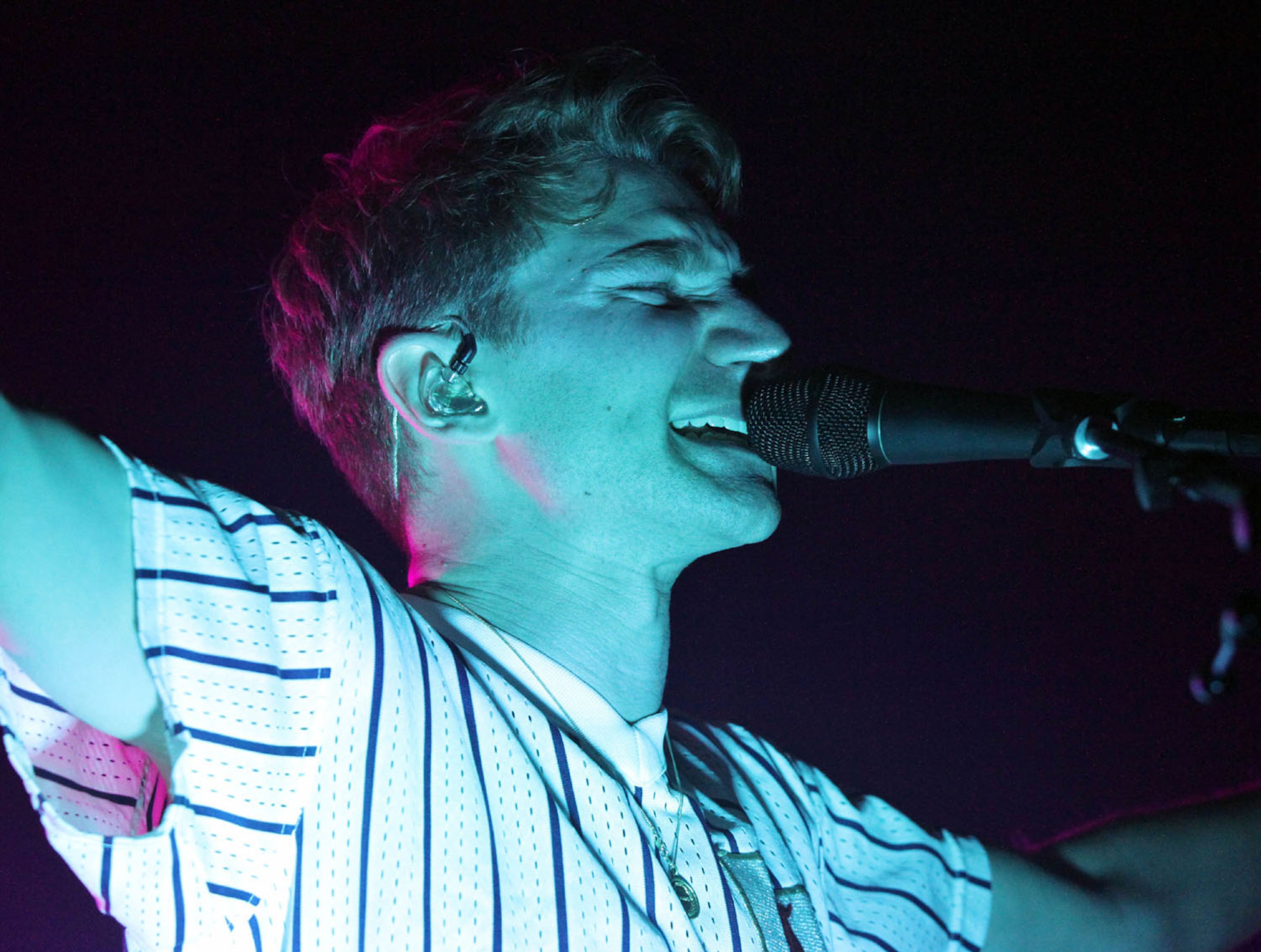 #11 of #34. PLEASE KEEP IN SEQUENTIAL ORDER FOR THE CONTINUITY OF THE GALLERY.
The Coca Cola Roxy Theater held its grand opening celebration on Saturday, April 8, 2017, with British indie favorites Glass Animals and Australia's Jagwar Ma selling out the venue for Radio 105.7's fouth birthday party bash. Located in the nearly completed Battery entertainment district, next to SunTrust Park, new home of the Atlanta Braves, the gorgeous, nearly 4,000 capacity venue got positive grades from most of the VIP's and concert fans in attendence.
Robb Cohen Photography & Video /RobbsPhotos.com