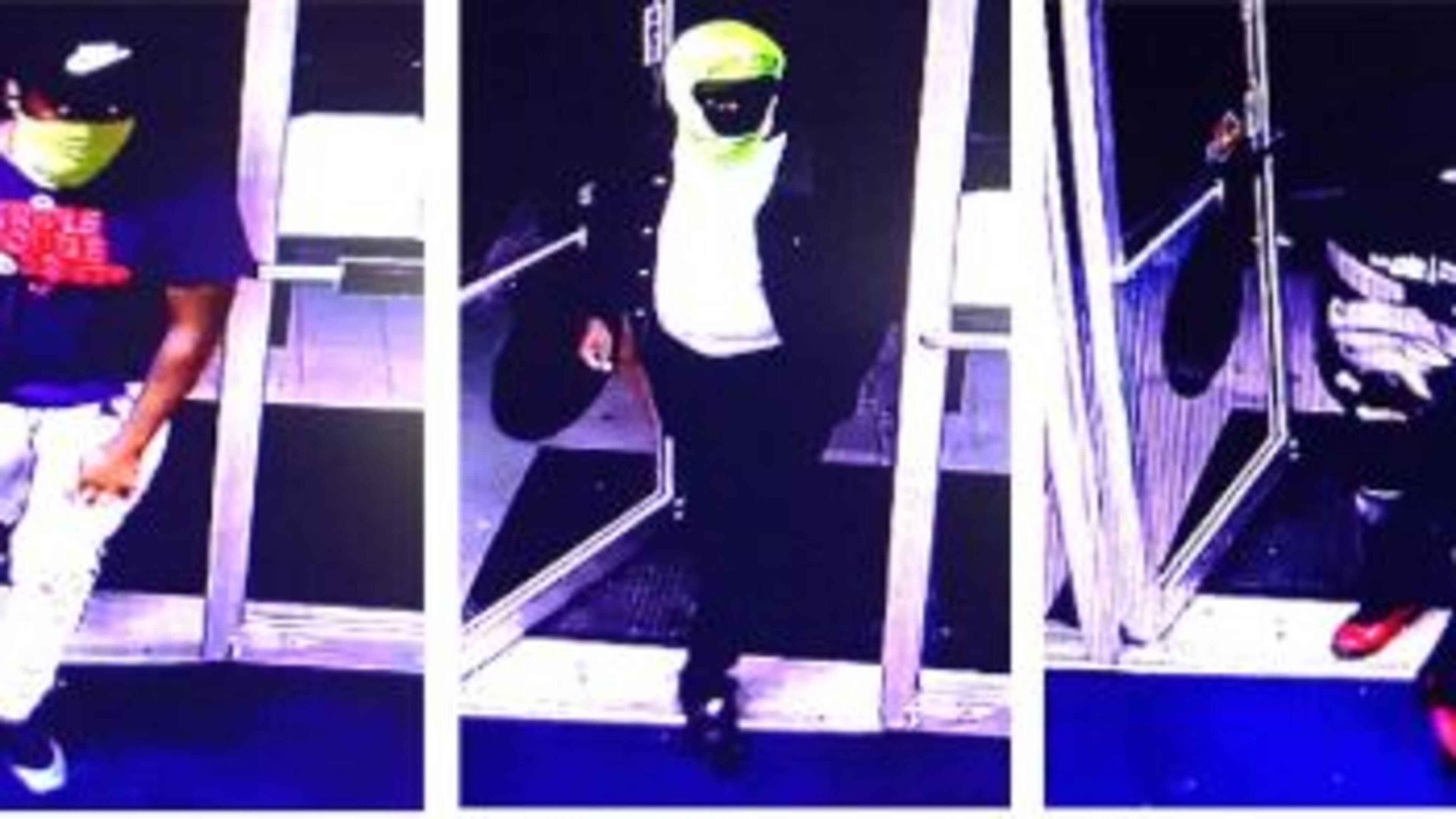 According to police, the men robbed a Chevron at gunpoint before leaving in a dark-colored Nissan Altima with damage to the hood.