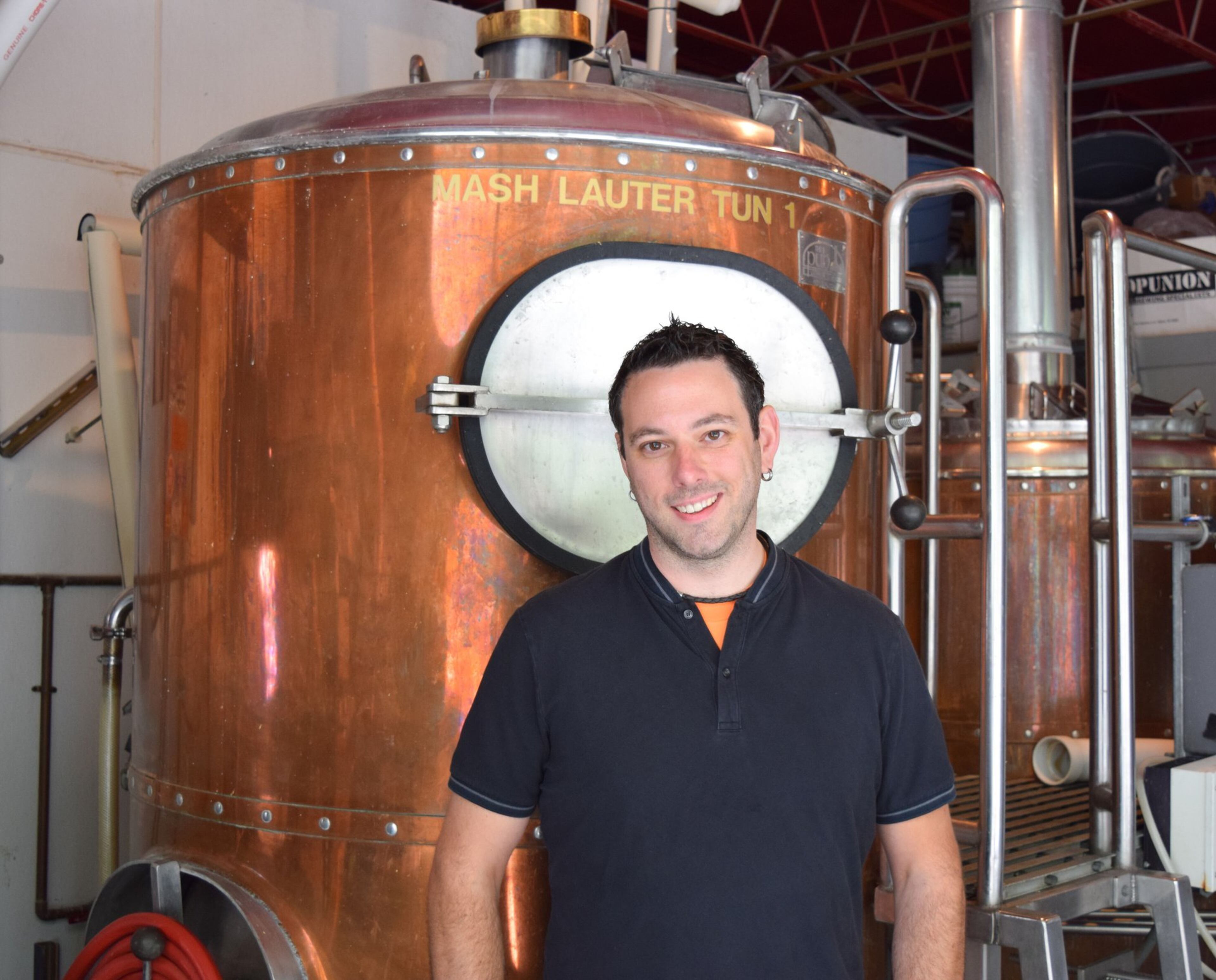Former homebrewer Mike Castagno is now the head brewer at Twain’s Brewpub & Billiards in Decatur. Contributed by Tori Allen