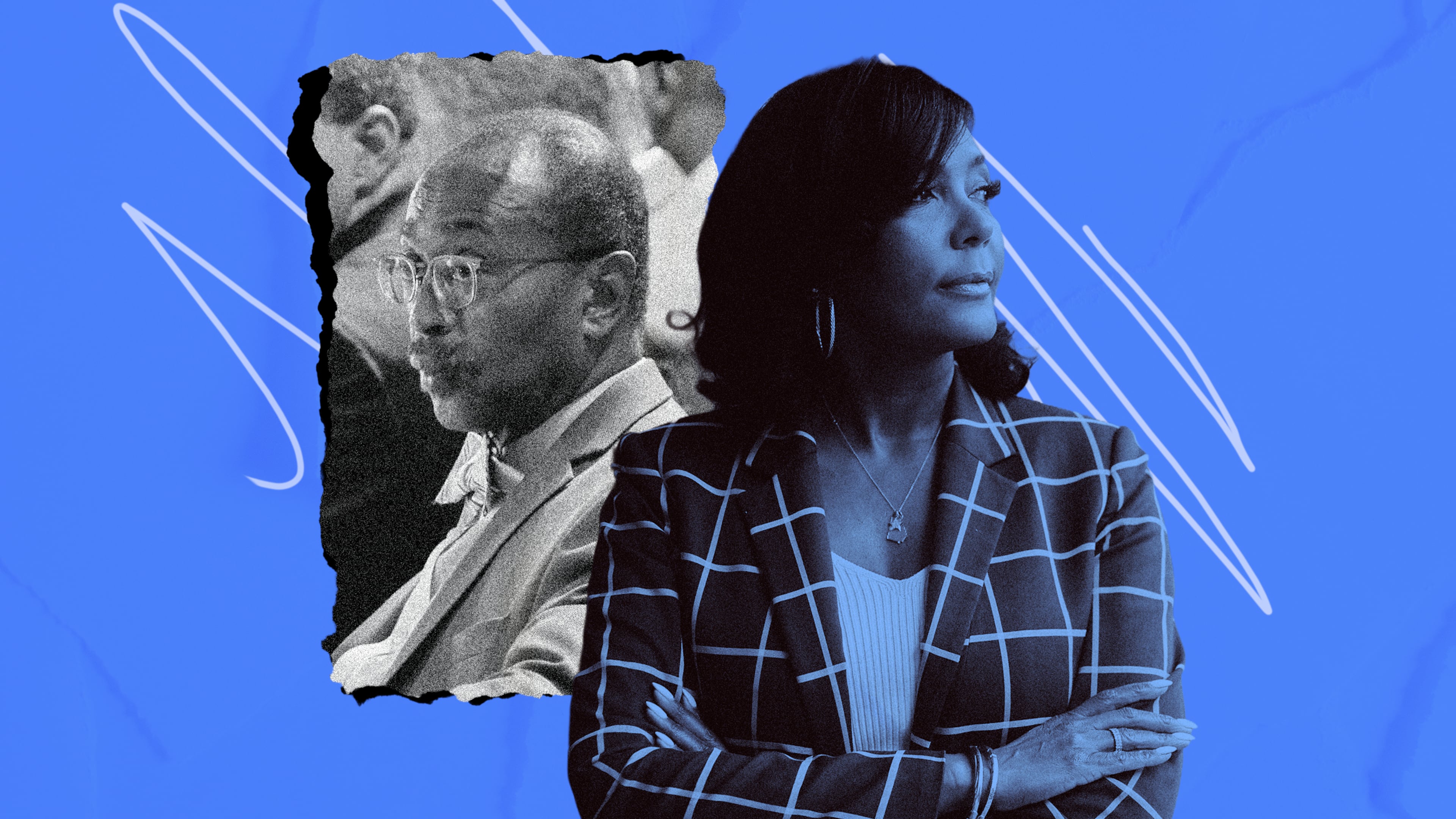 The relationship between Georgia governor candidate Keisha Lance Bottoms (right) and her longtime adviser and mentor, Alvin Kendall (left), was recently the target of ads from a Rick Jackson-linked group. The ads began, "There is an old saying: ‘Tell Me Who Your Friends Are, and I Will Tell You Who You Are," referencing Kendall's federal conviction in the late 1990s. (Photo Illustration: Jessi Esparza/AJC | Source: Abbey Cutrer for the AJC, Bob Andres/AJC)