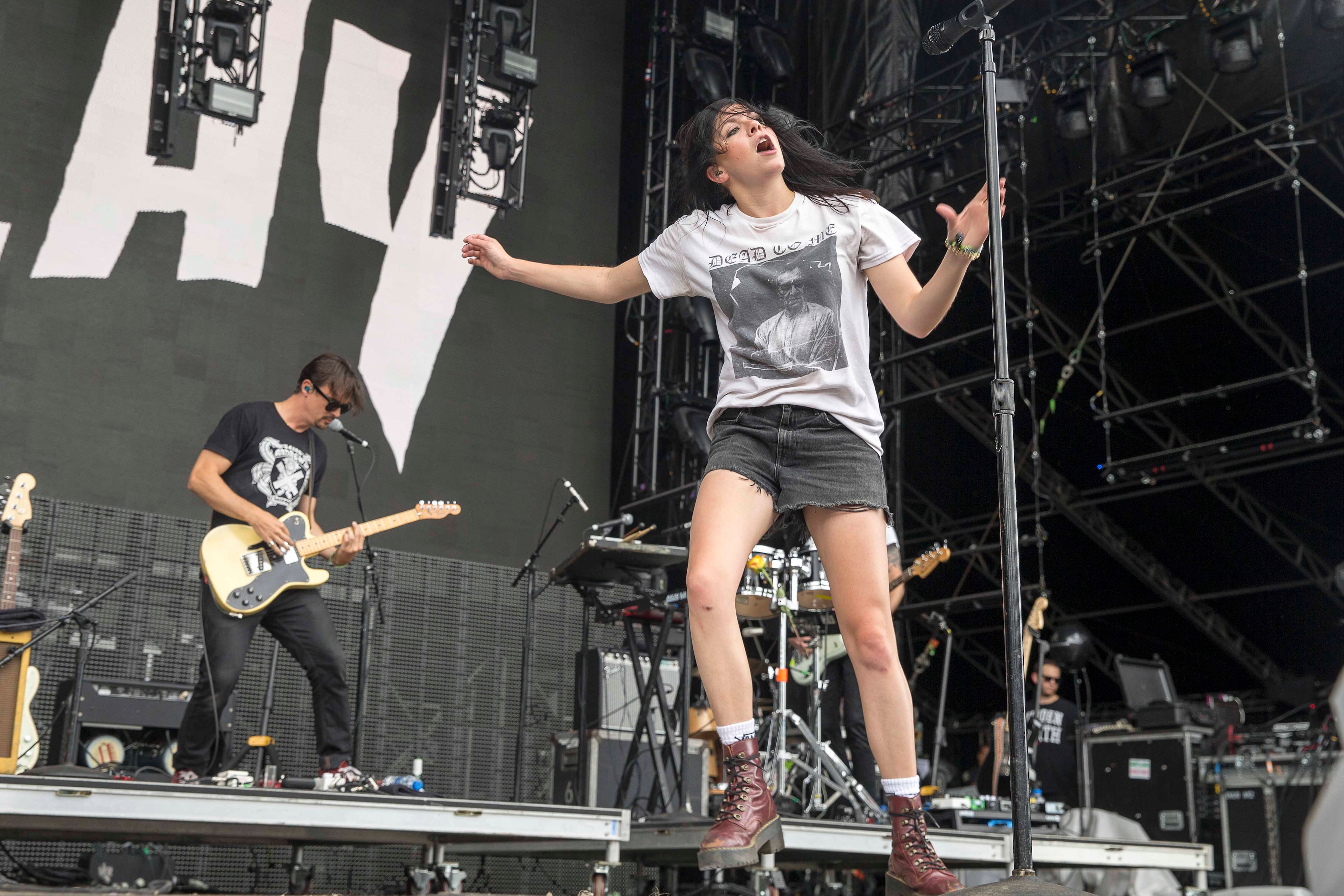 09/16/2018 -- Atlanta, Georgia -- K.Flay performs at the Roxy stage during the Music Midtown festival at Piedmont Park in Atlanta, Sunday, September 16, 2018. (ALYSSA POINTER/ALYSSA.POINTER@AJC.COM)