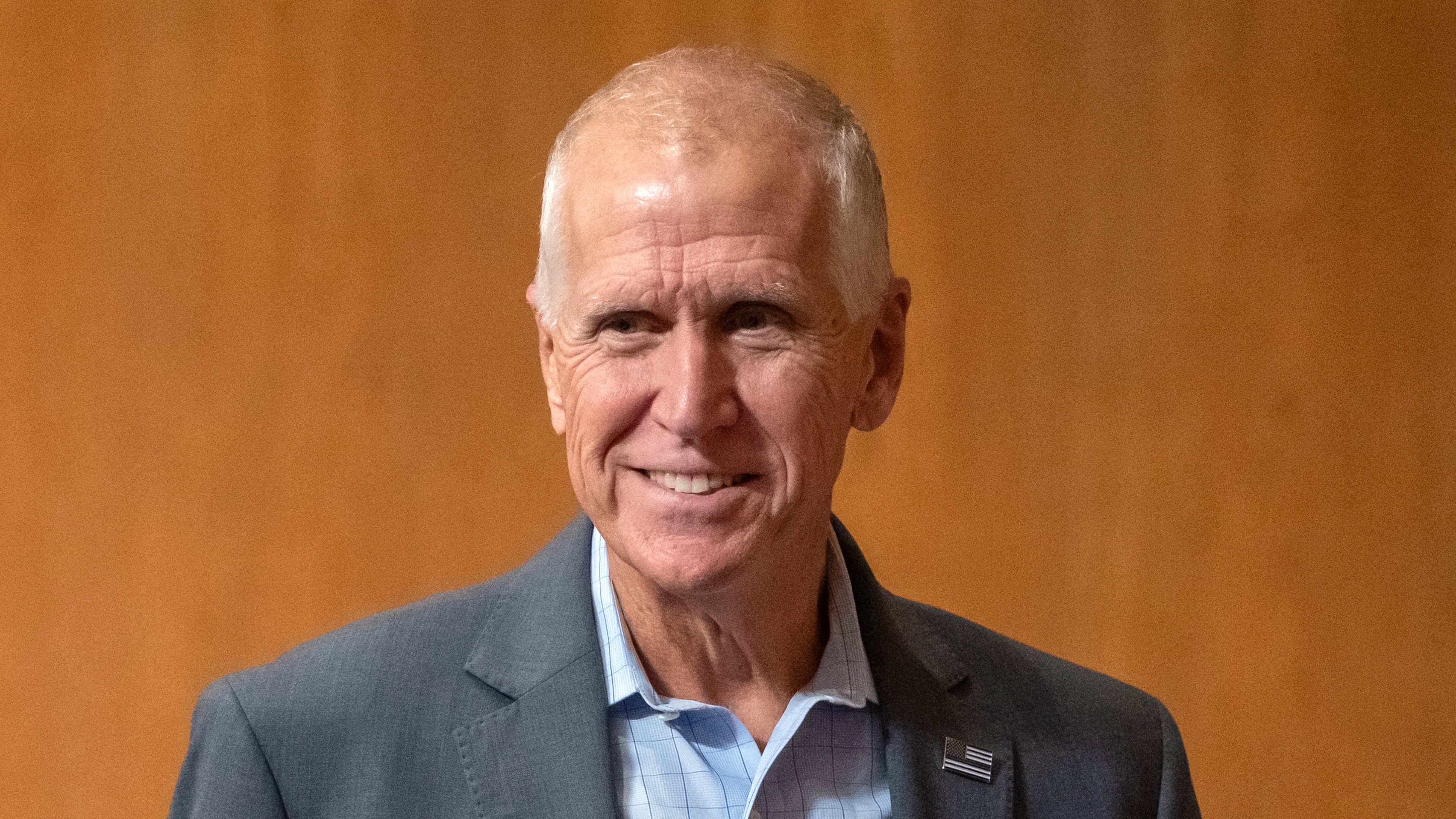 FILE - Sen. Thom Tillis, R-N.C., arrives for a hearing on Capitol Hill, July 30, 2026, in Washington. (AP Photo/Mark Schiefelbein, File)