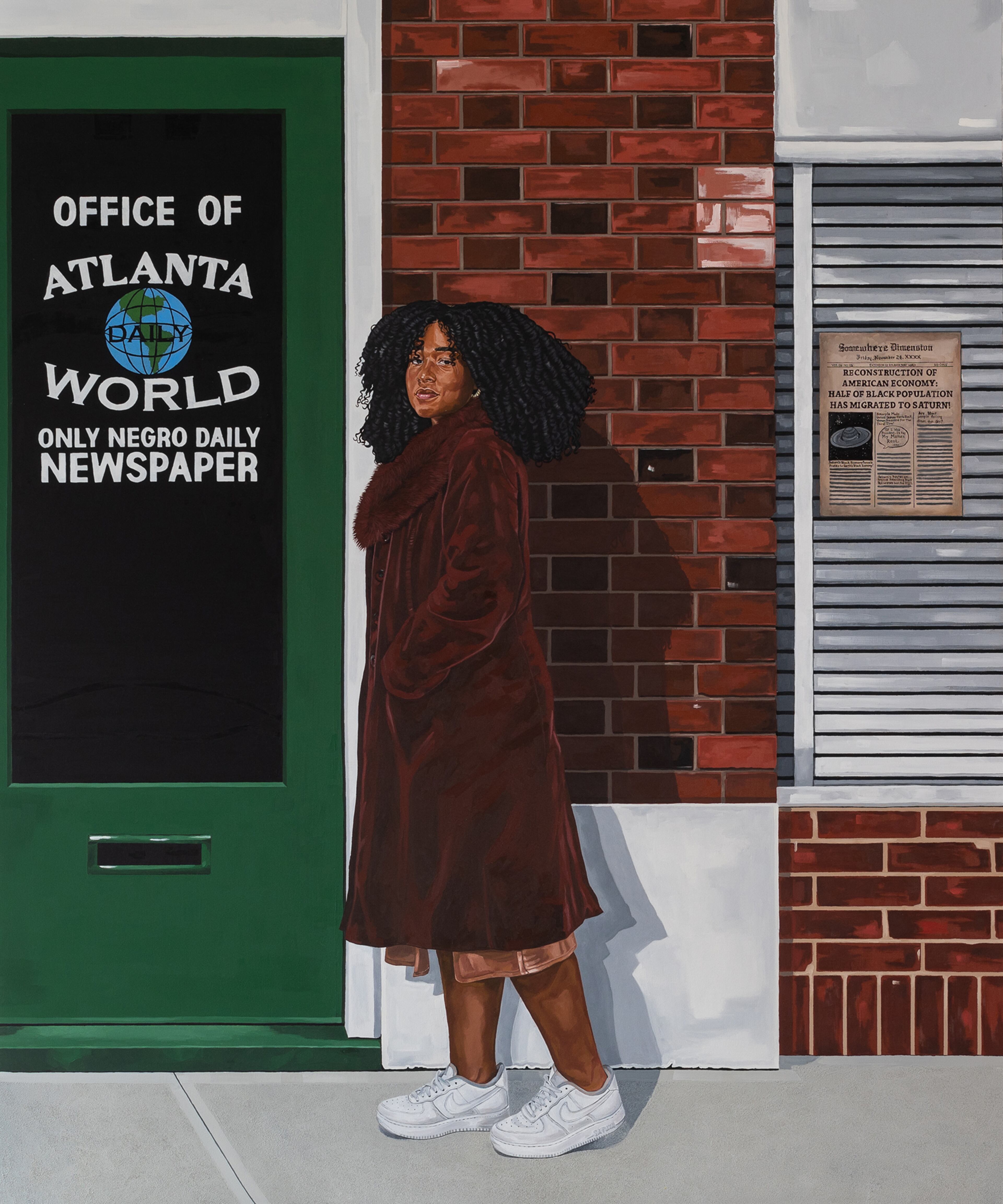 "Is This Collective Consciousness," (2023) by Antonio Scott Nichols from his solo exhibition at UTA Artist Space "The Wayward Passage."
(Courtesy of UTA Artist Space)