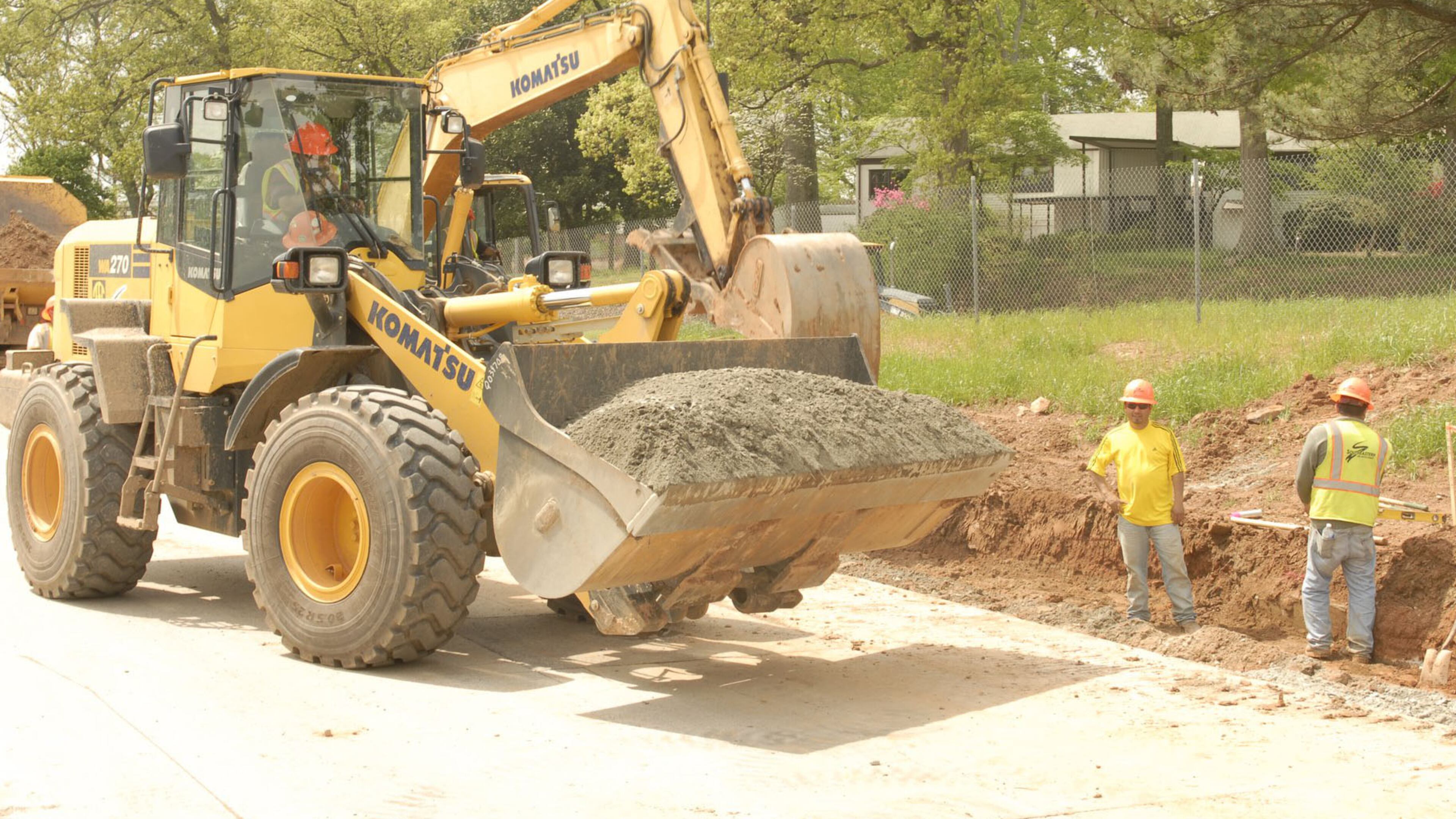Site work for the new Kroger distribution center at Fort Gillem.