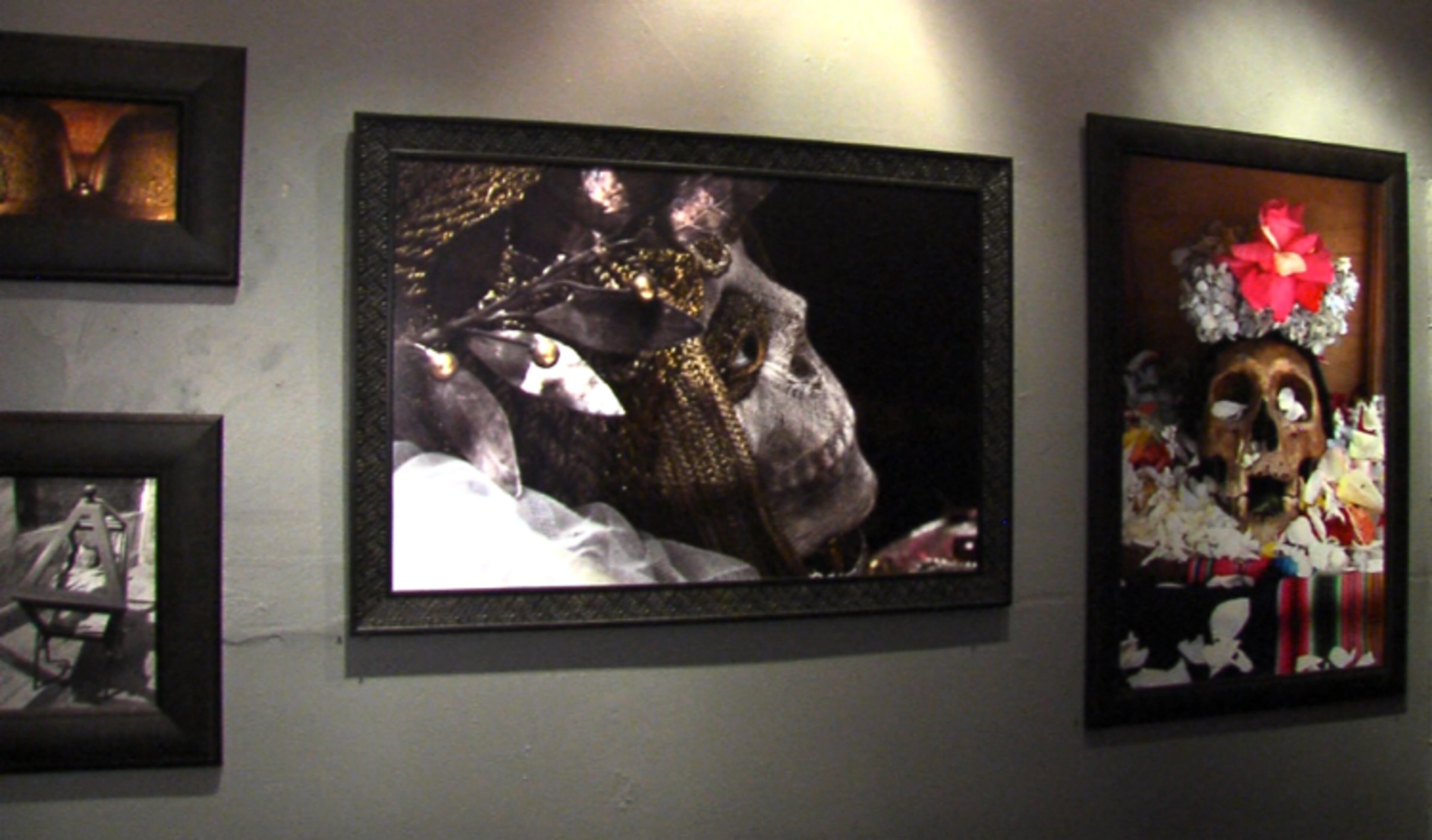 The gallery at Loved to Death consists of art historian/photographer Dr. Paul Koudounaris's photos from the book.
