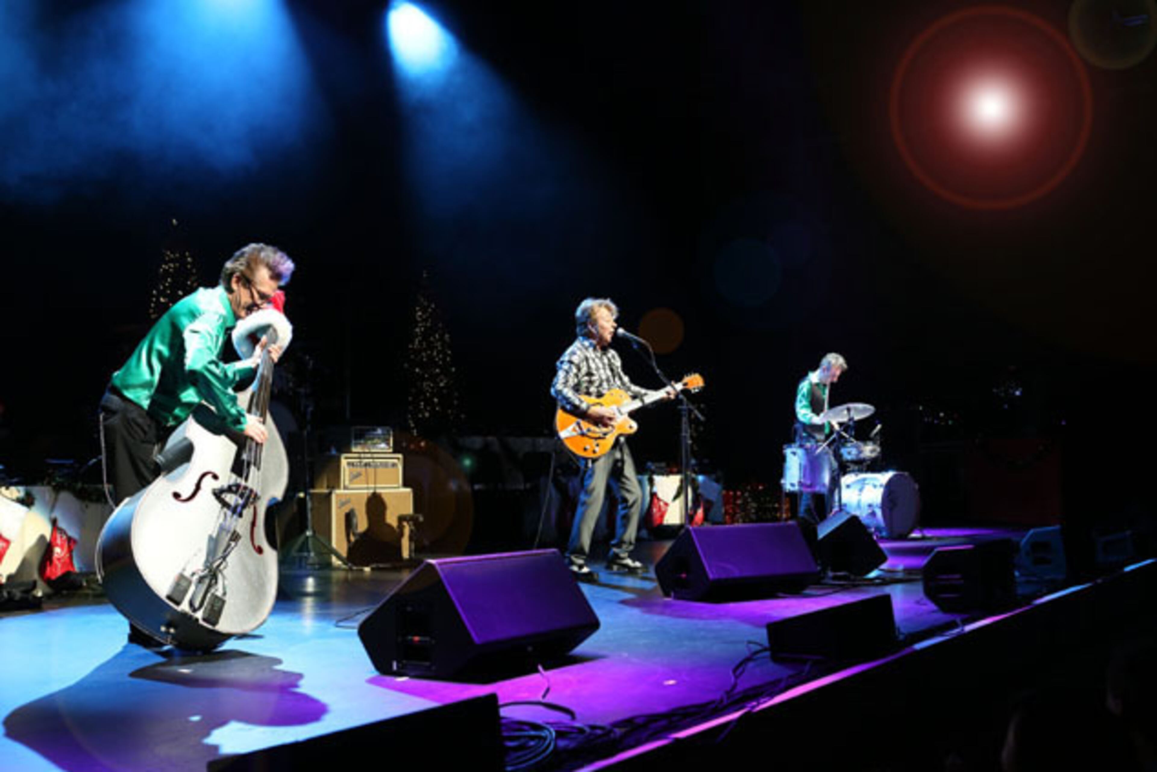 The Brian Setzer Orchestra performed Saturday, Dec. 5, 2015 at a sold-out Cobb Energy Centre in Atlanta as part of its annual Christmas Rocks concert. Robb D. Cohen/ RobbsPhotos.com