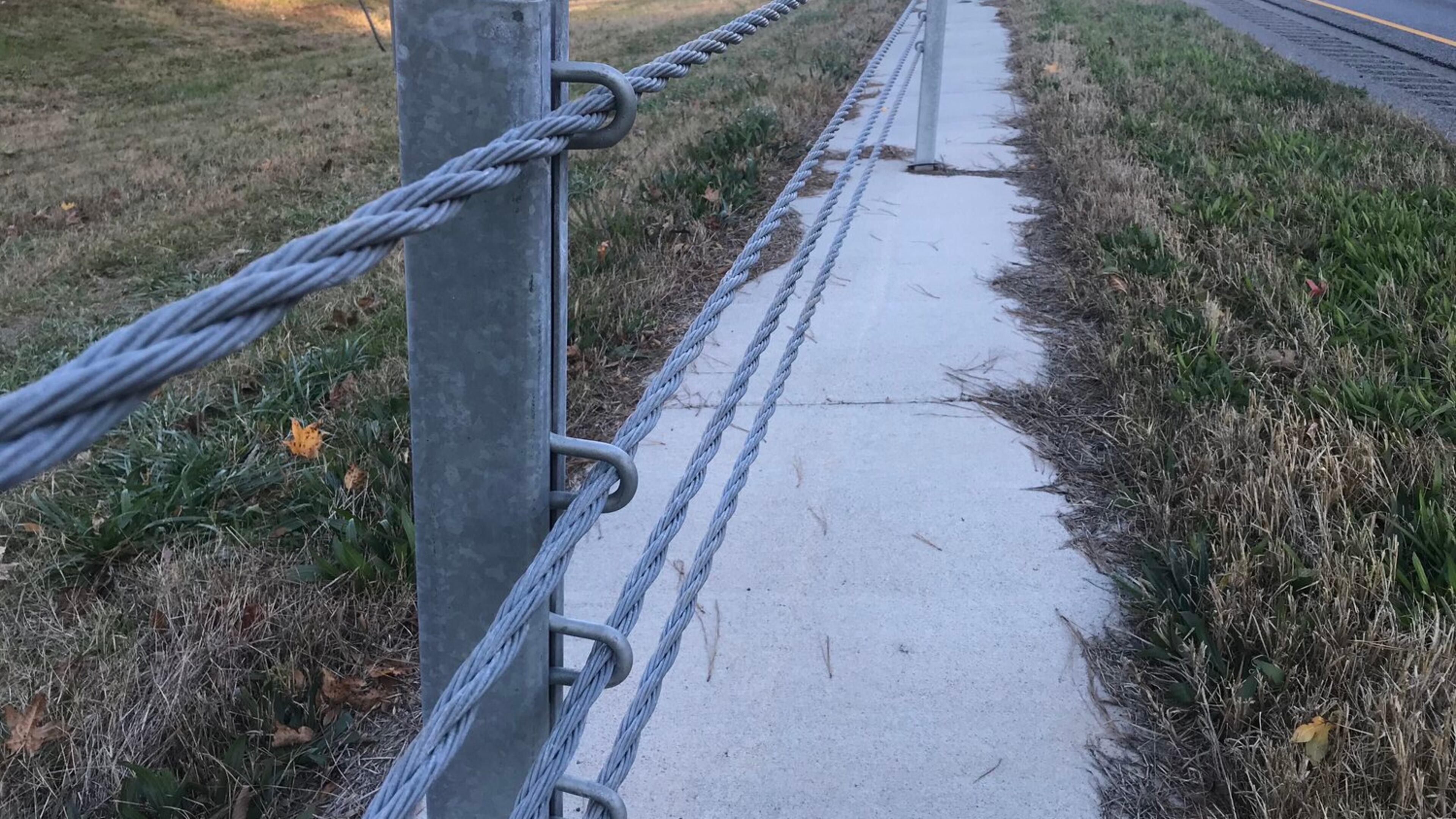 Georgia DOT will add a 3-strand cable barrier system in the grass median of Ga. 316 that will enhance the safety for drivers. (Courtesy Massana Construction)