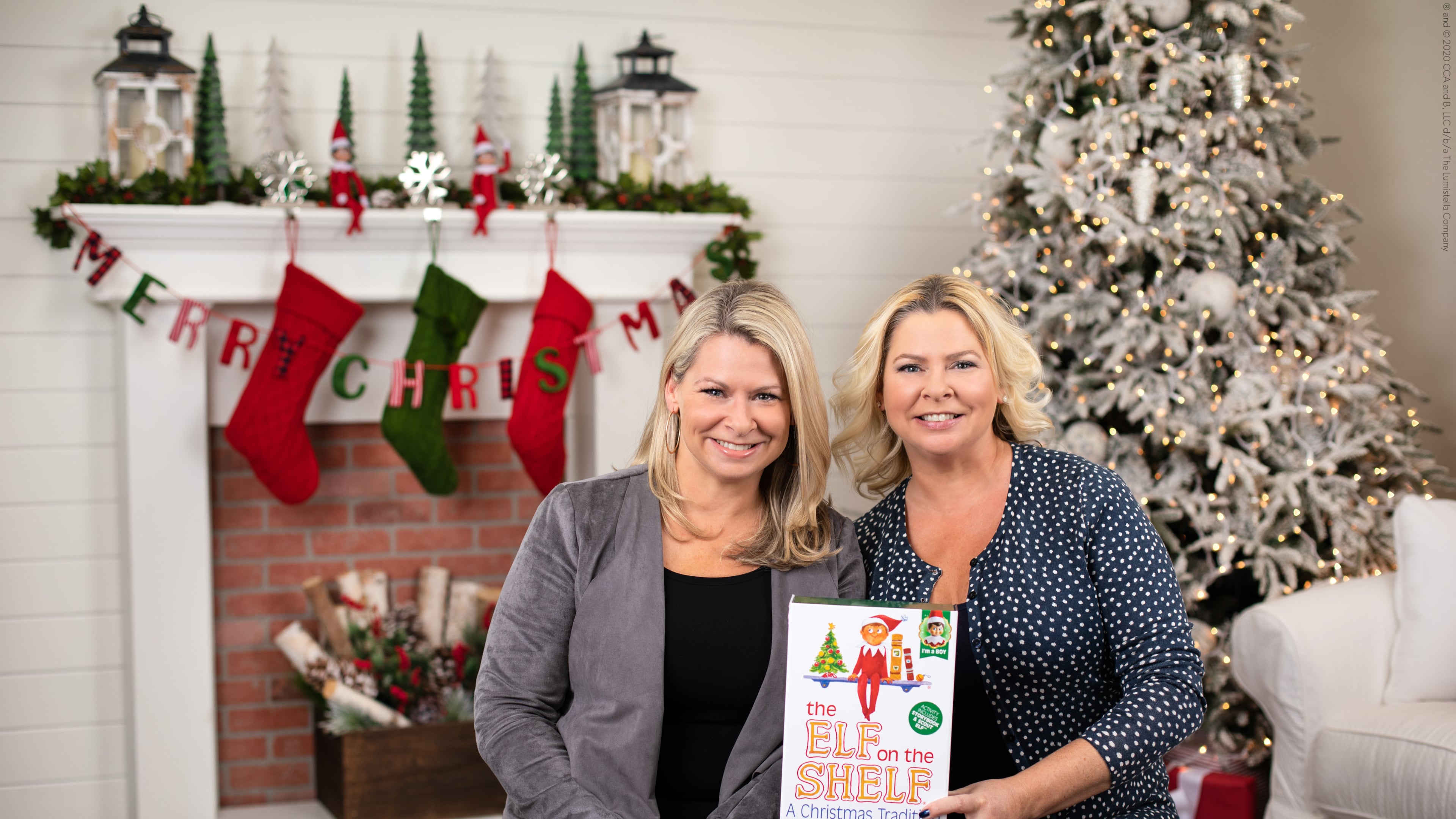 Chanda Bell (left) and Christa Pitts, who run Lumistella, the Atlanta company that oversees the "Elf on the Shelf" franchise. Courtesy of Michael Marano