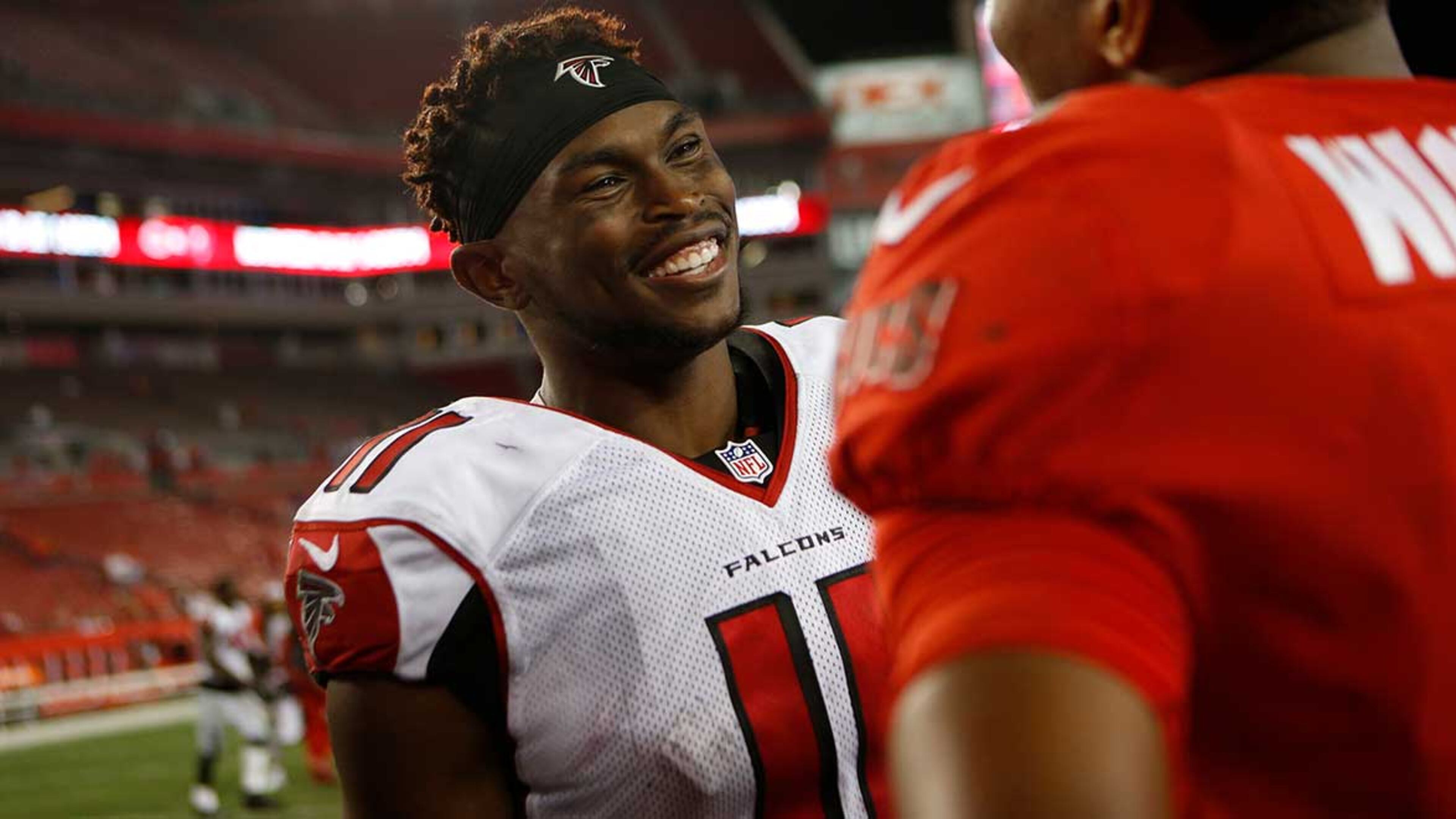 Julio Jones lands at No. 6, one of three pass catchers (receivers and tight ends) on the list.