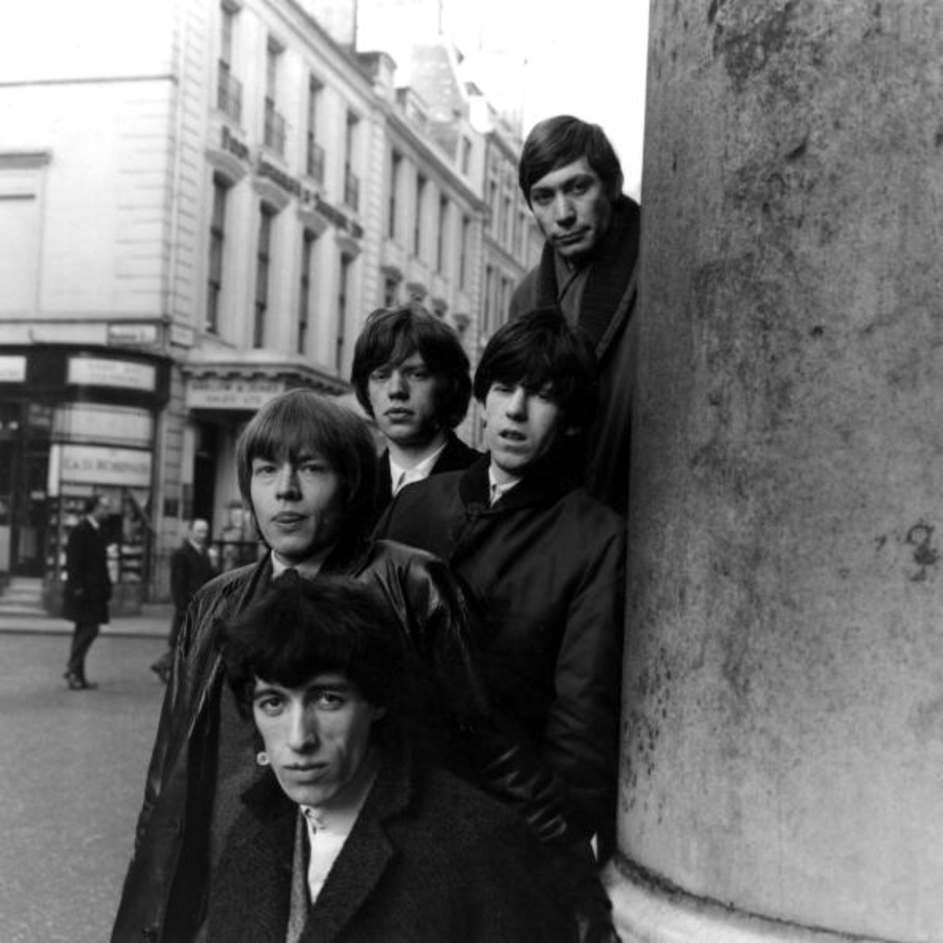 British rhythm and blues group The Rolling Stones on the streets of London. Original Publication: People Disc - HW0625 (Photo by Express Newspapers/Getty Images)