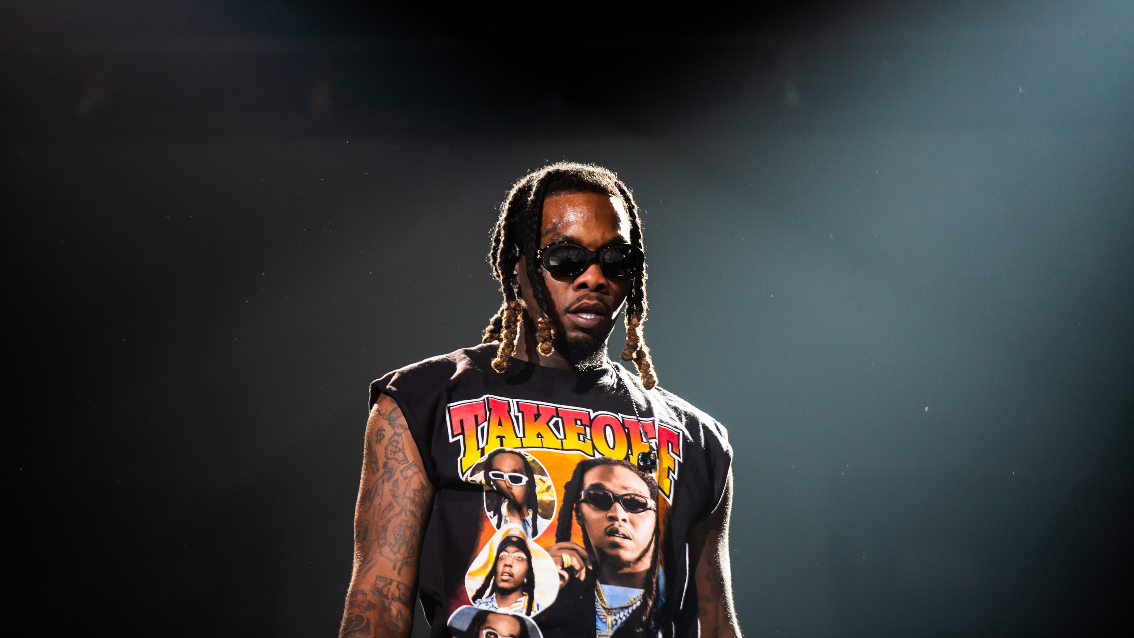 Offset, Georgia native and former member of Migos, performed for a packed crowd at the Coca-Cola Roxy on April 10, 2024. (Ryan Fleisher for the AJC)