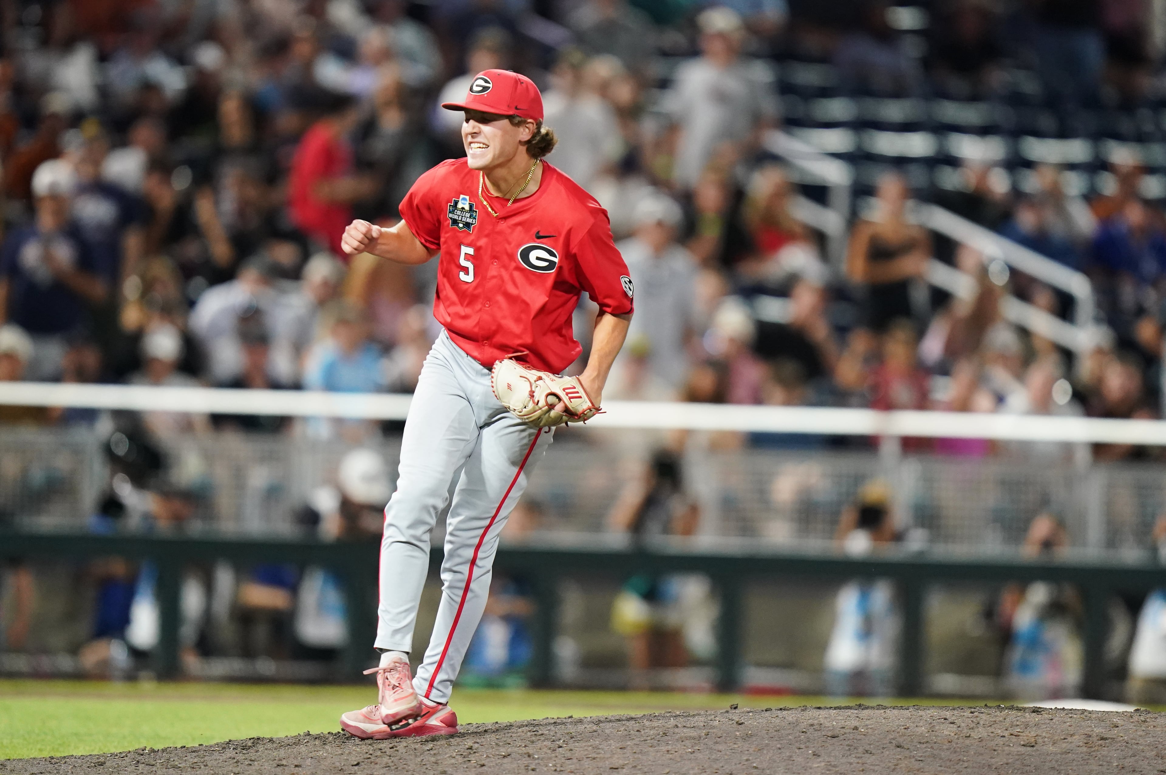 CWS Georgia Texas Baseball