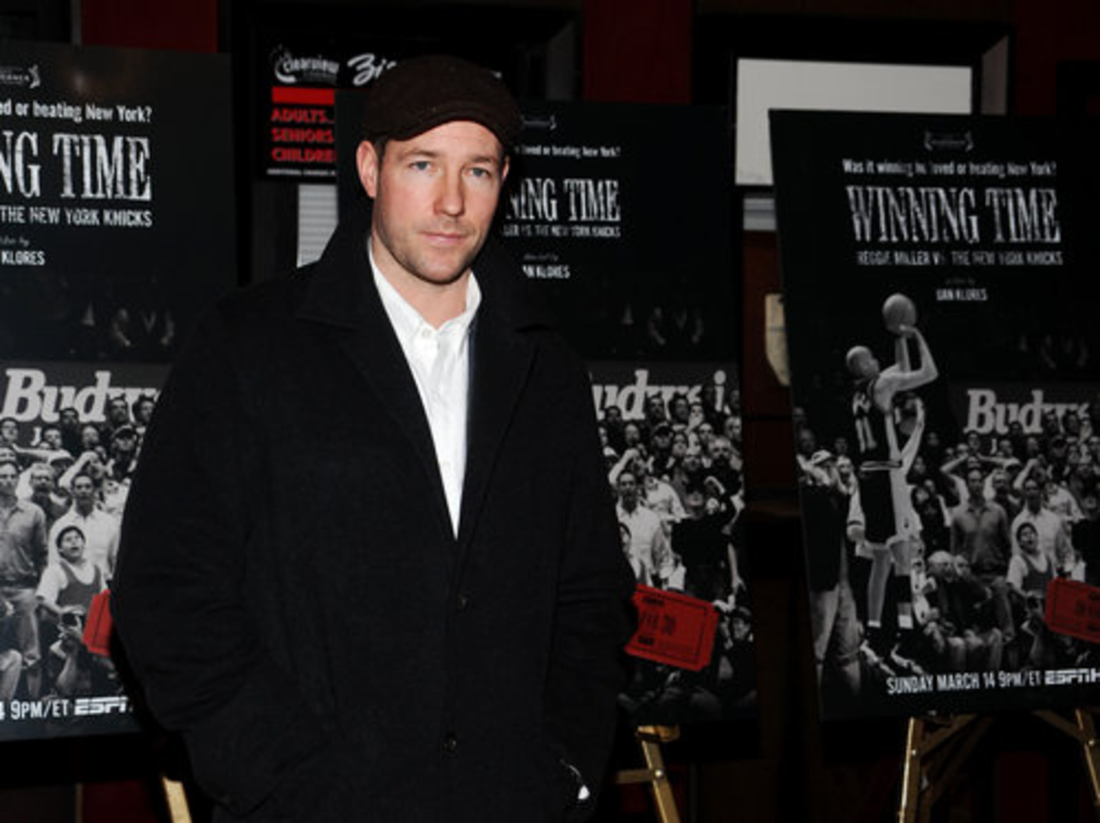 Civic pride brought out Edward Burns, who sees "New York as the greatest city in the world."