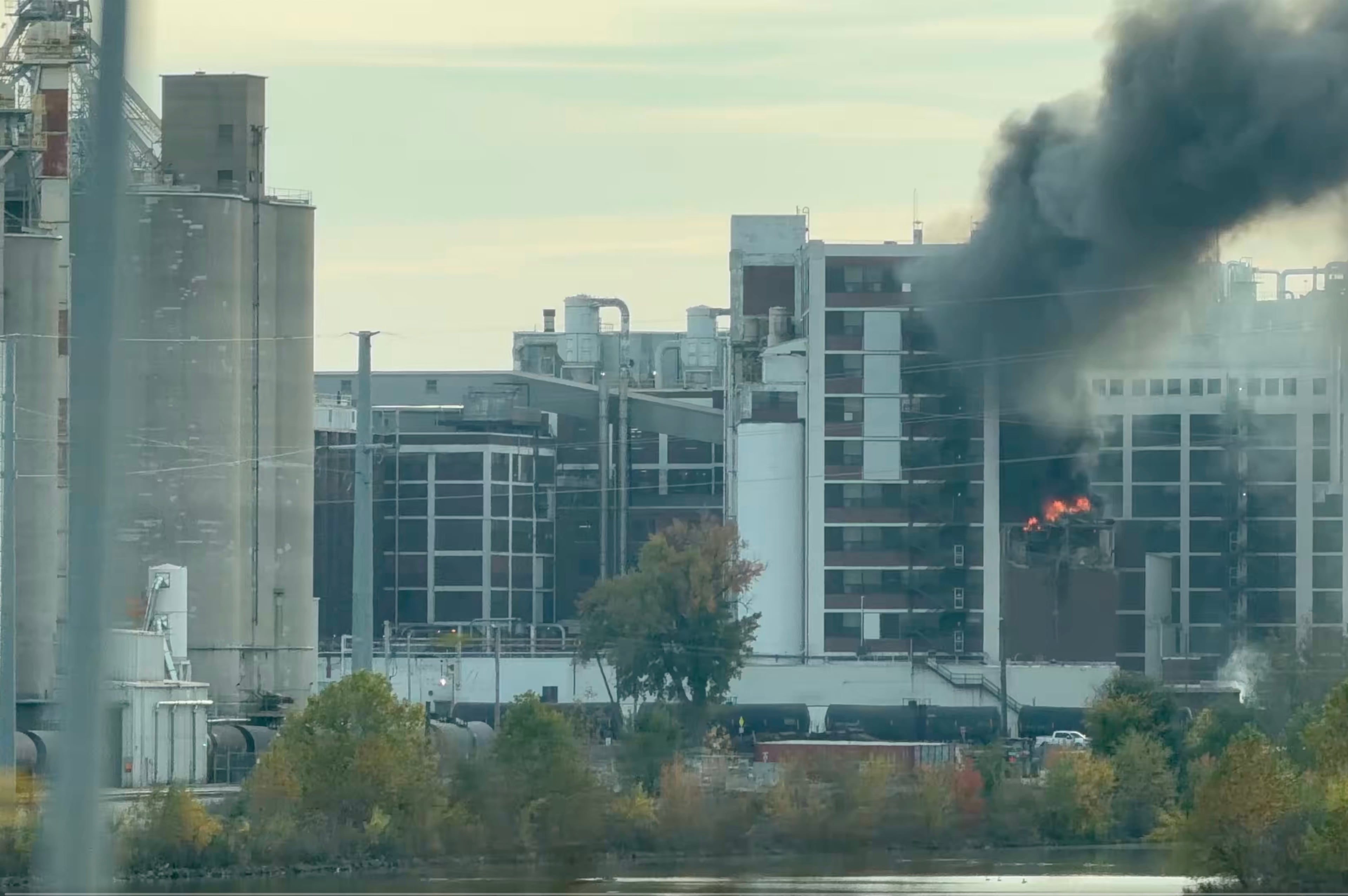 Quaker Oats Fire Iowa