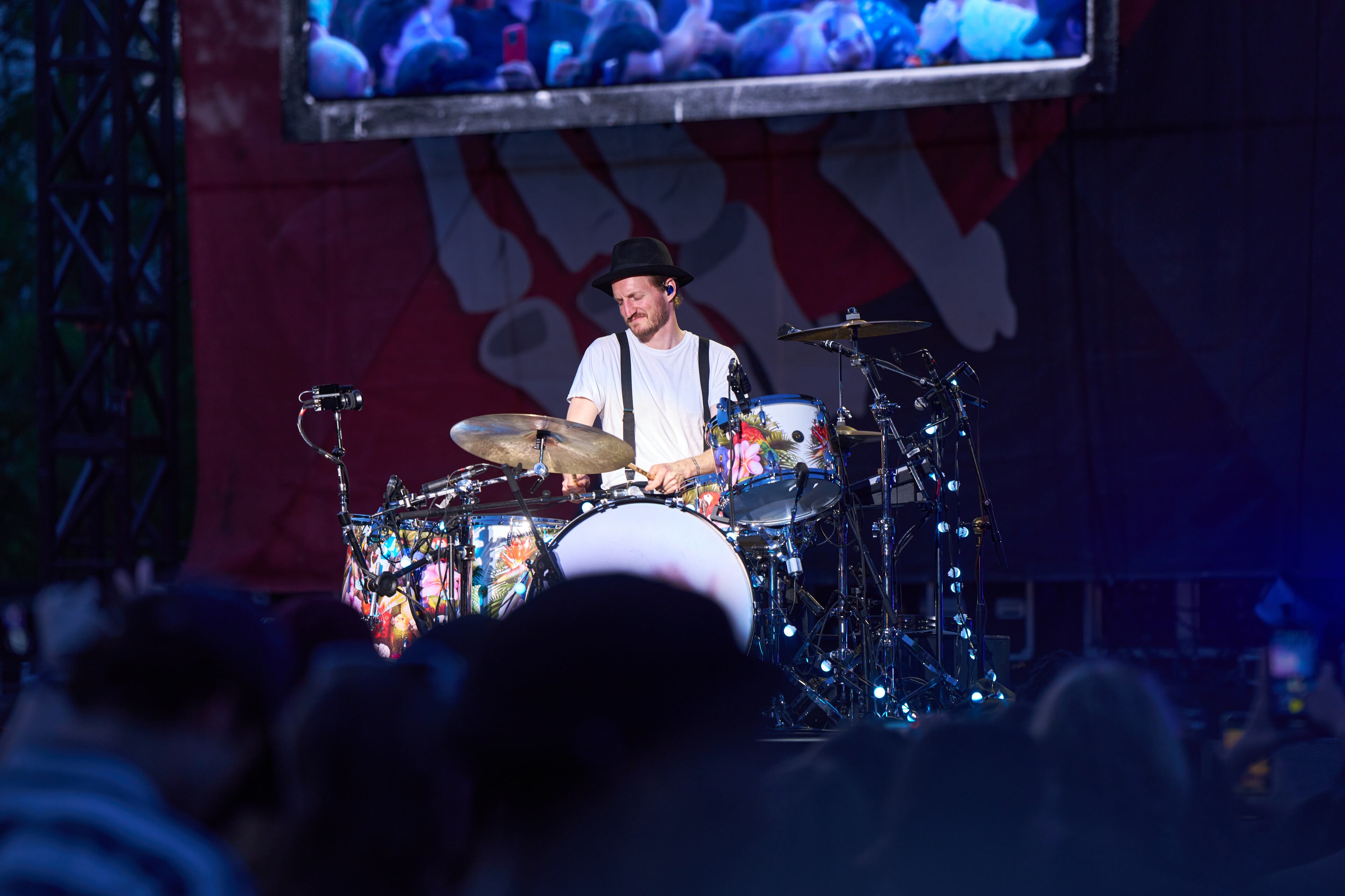 Jeremiah Fraites of The Lumineers performs on day 3 of the 10th anniversary of Shaky Knees at Central Park in Atlanta, Georgia, on May 07, 2023.