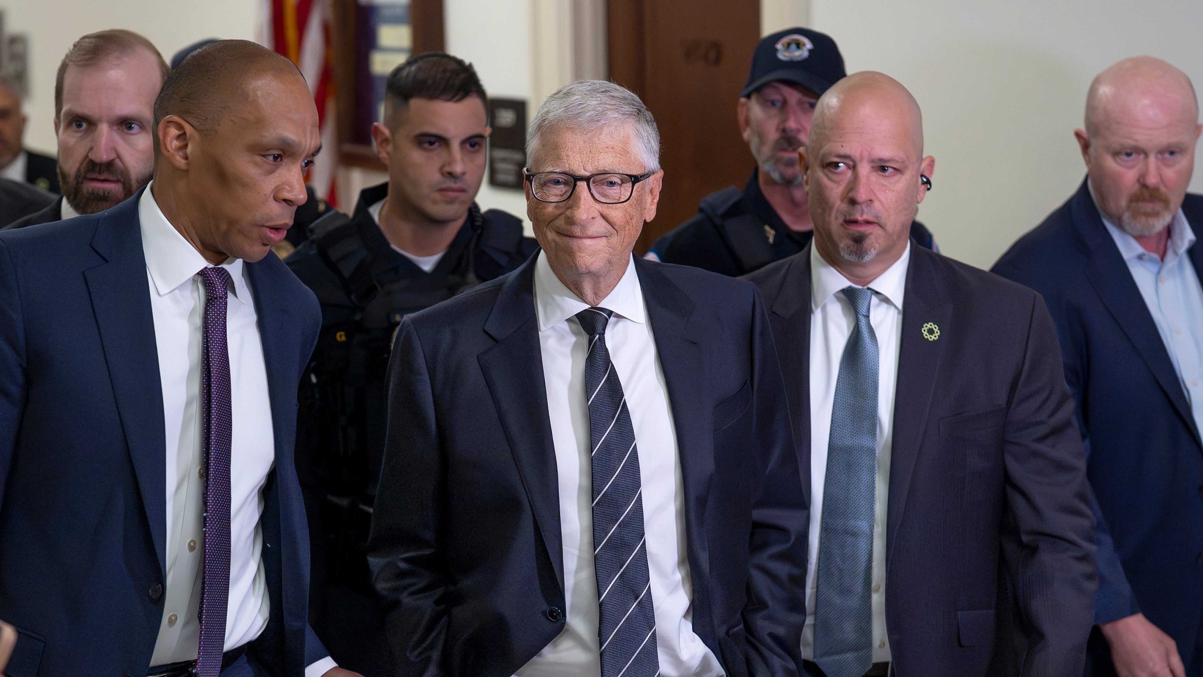 Bill Gates, co-founder of Microsoft, arrives on Capitol Hill for a closed-door interview with the House Oversight Committee investigating convicted sex offender Jeffrey Epstein, in Washington, Wednesday, June 10, 2026. (AP Photo/J. Scott Applewhite)