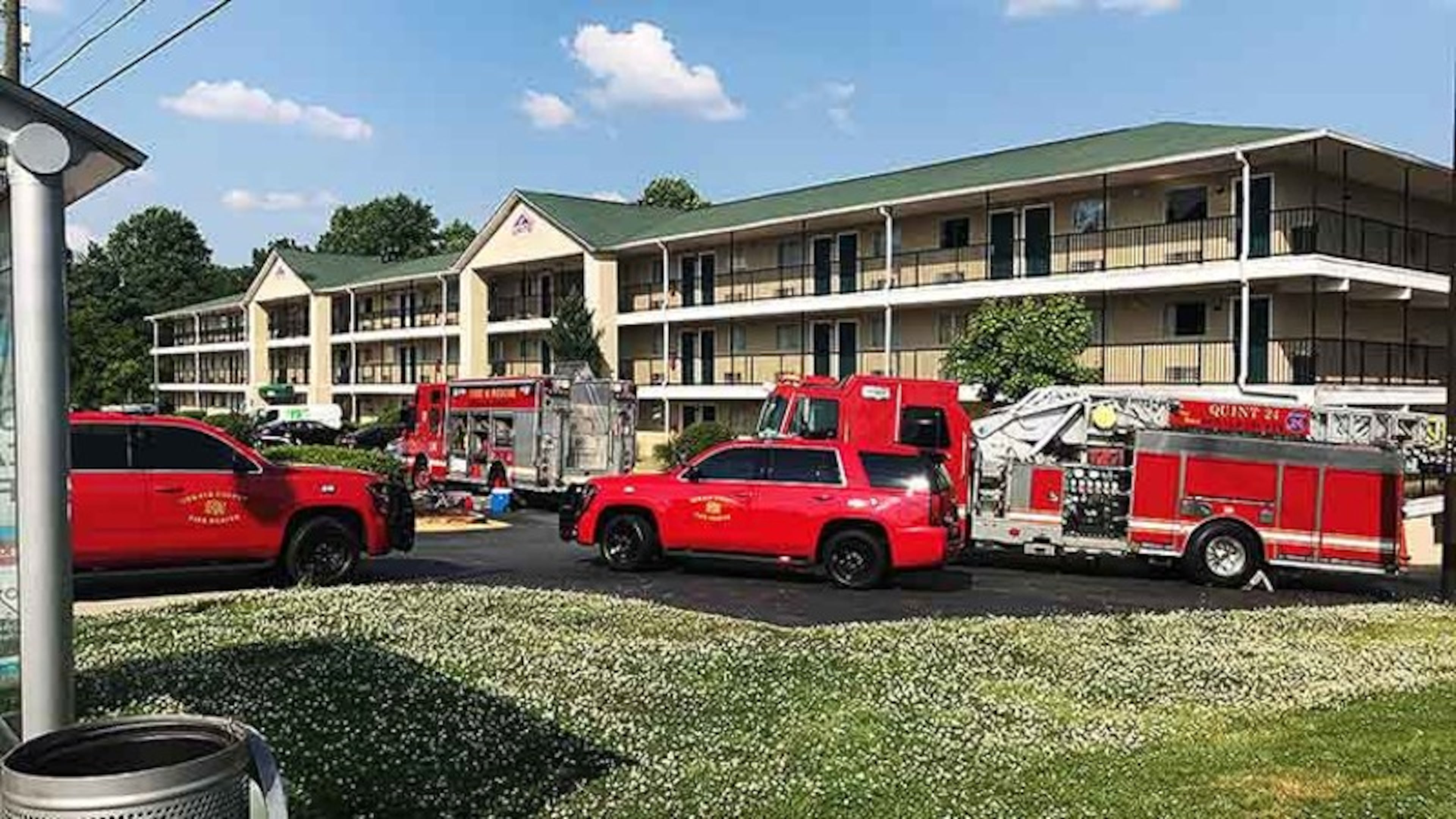 A hotel on Memorial Drive in DeKalb County was evacuated in a hazmat situation Saturday.