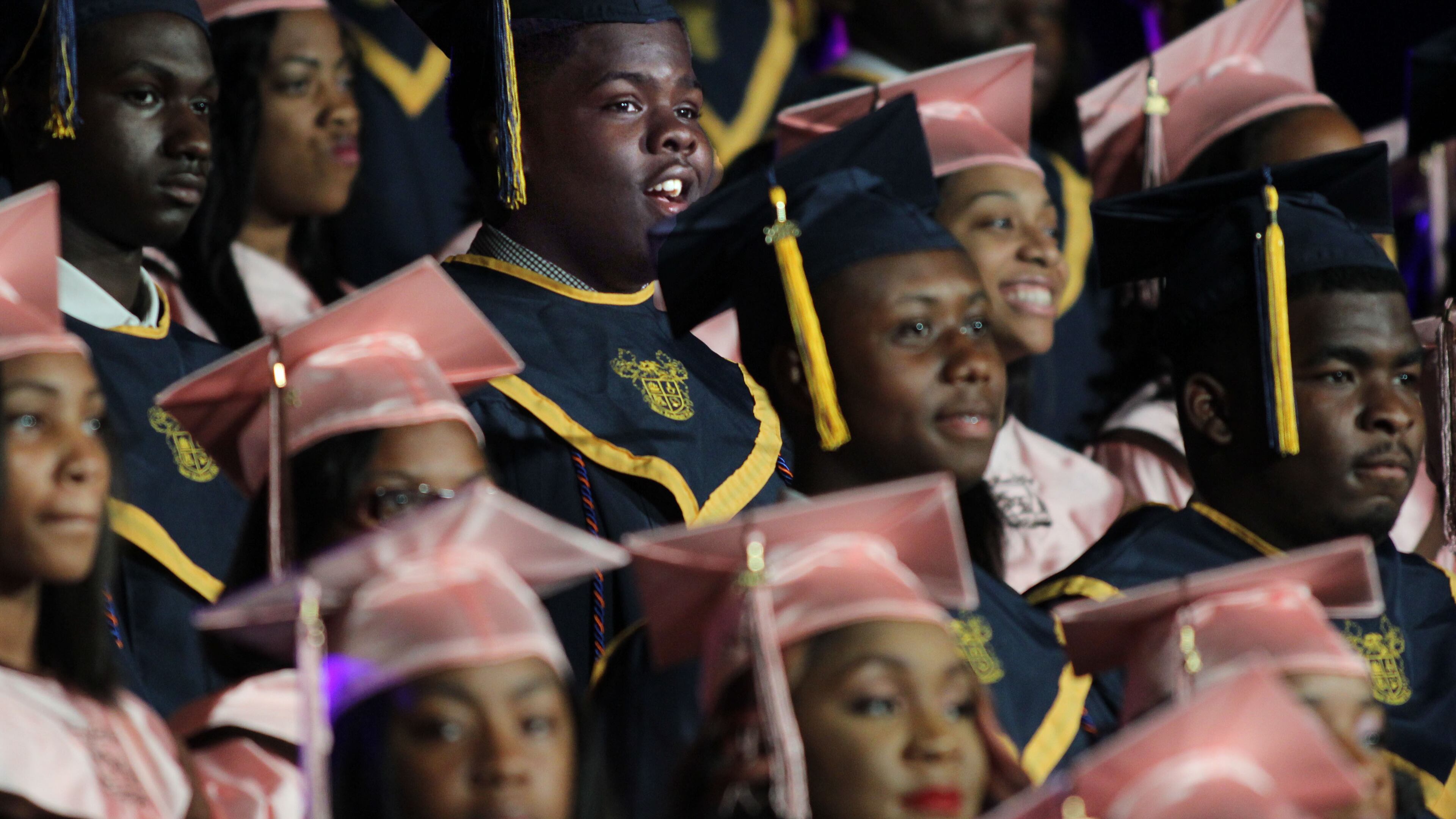 Georgia’s graduation rate has climbed to where it was before the federal government imposed a new formula in 2012