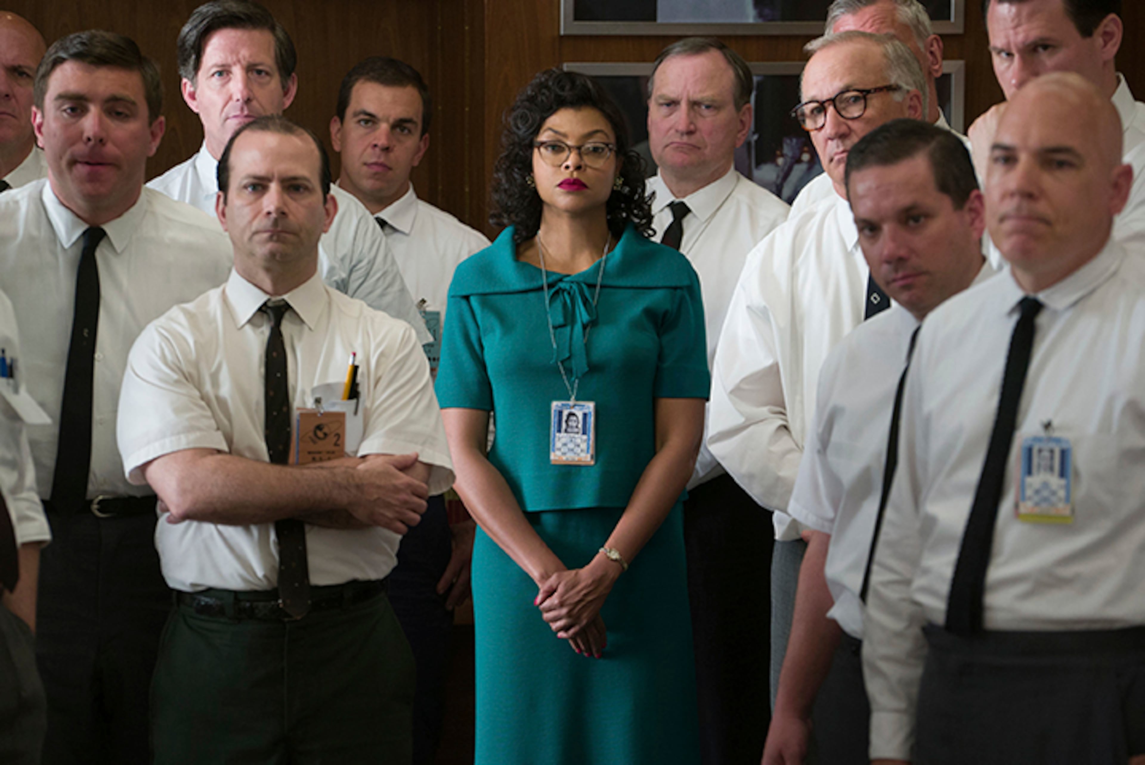 Taraji P. Henson as Katherine Johnson, center, in a scene from "Hidden Figures." Henson did not receive an Oscar nomination for her role.