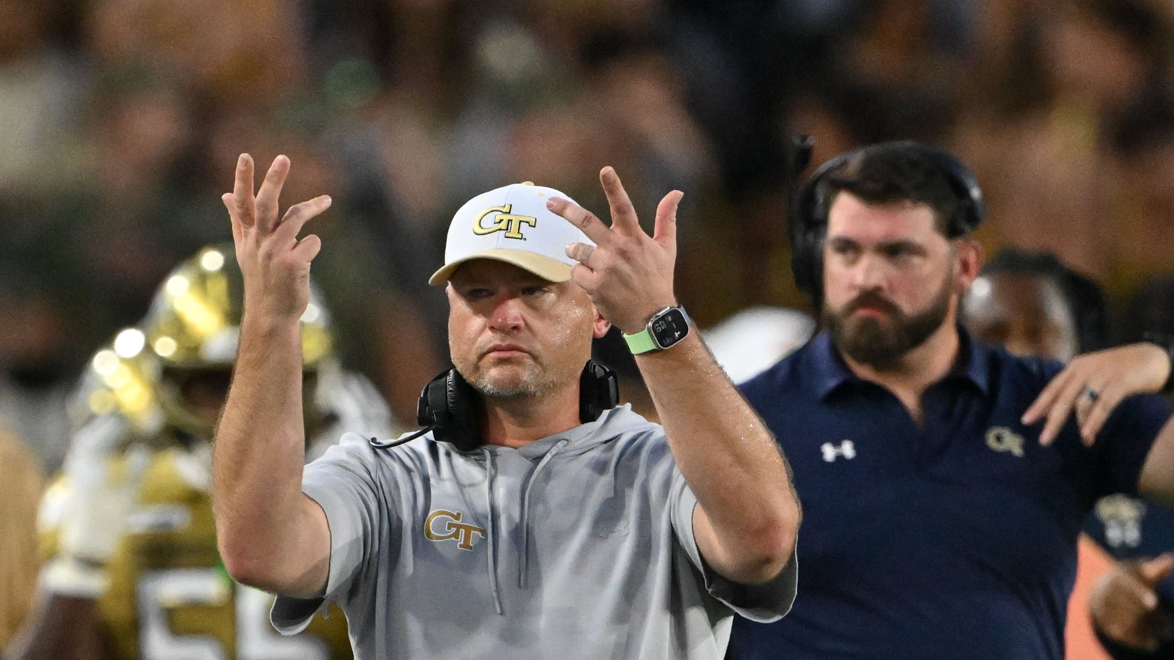 “There’s a way you carry yourself as a Georgia Tech football player, and that will not change,” Georgia Tech head coach Brent Key said. (Hyosub Shin/AJC)
