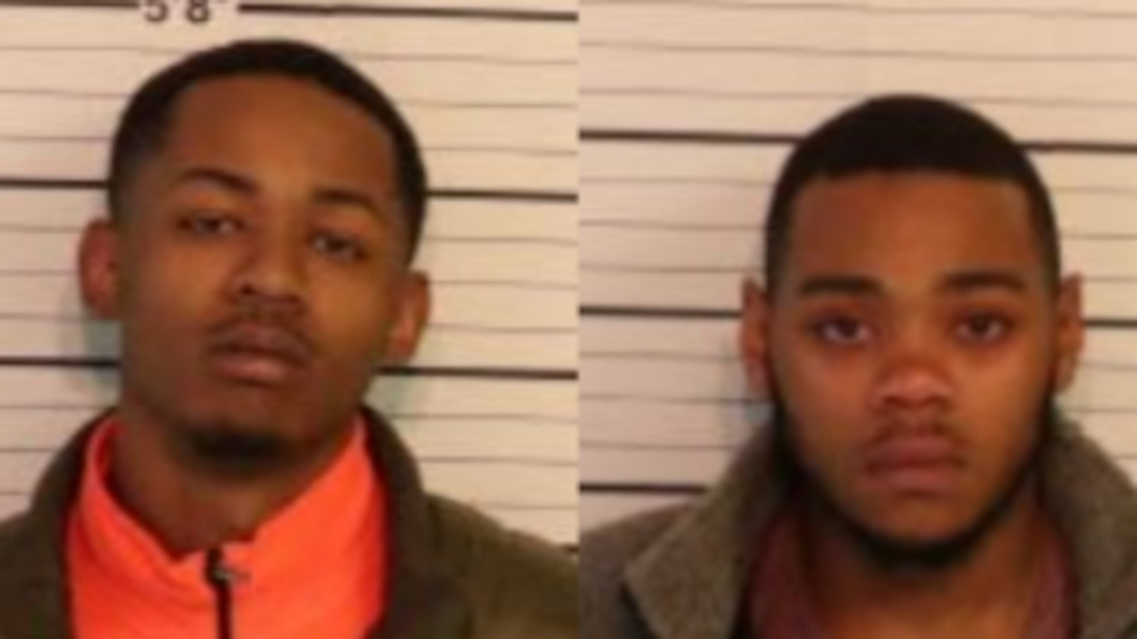 Tylan McCray, left, and his cousin, Brandon McCray, were arrested Saturday.