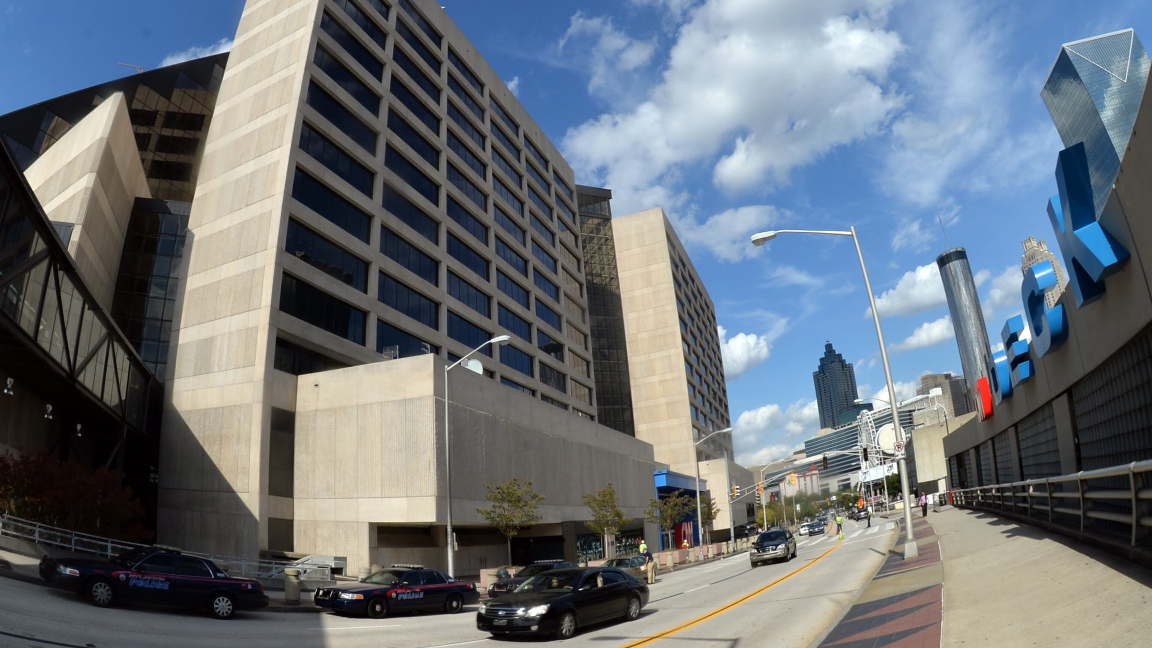 CNN Center in downtown Atlanta. HYOSUB SHIN / HSHIN@AJC.COM