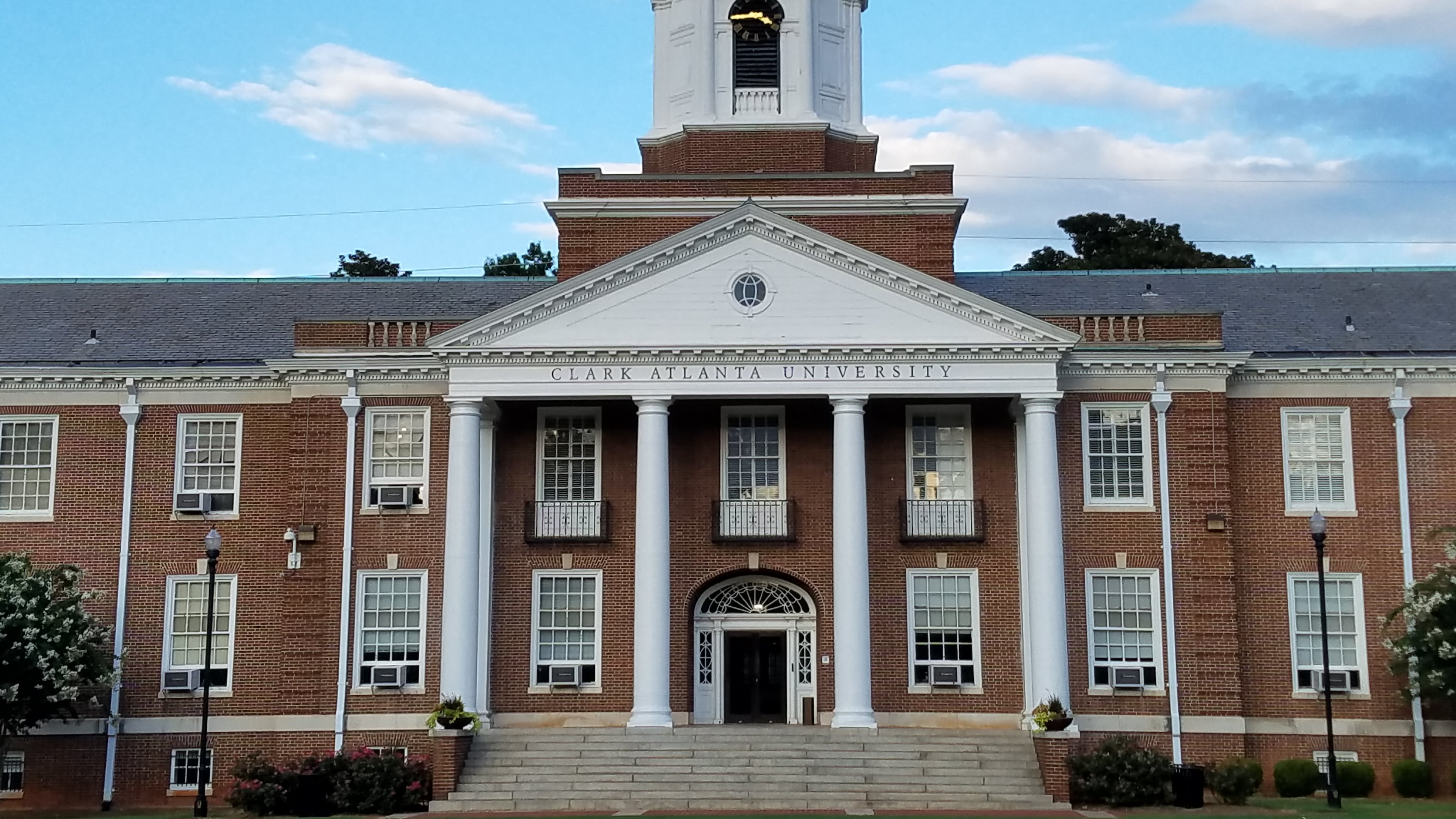 Clark Atlanta University, pictured here, canceled classes because of the weather.