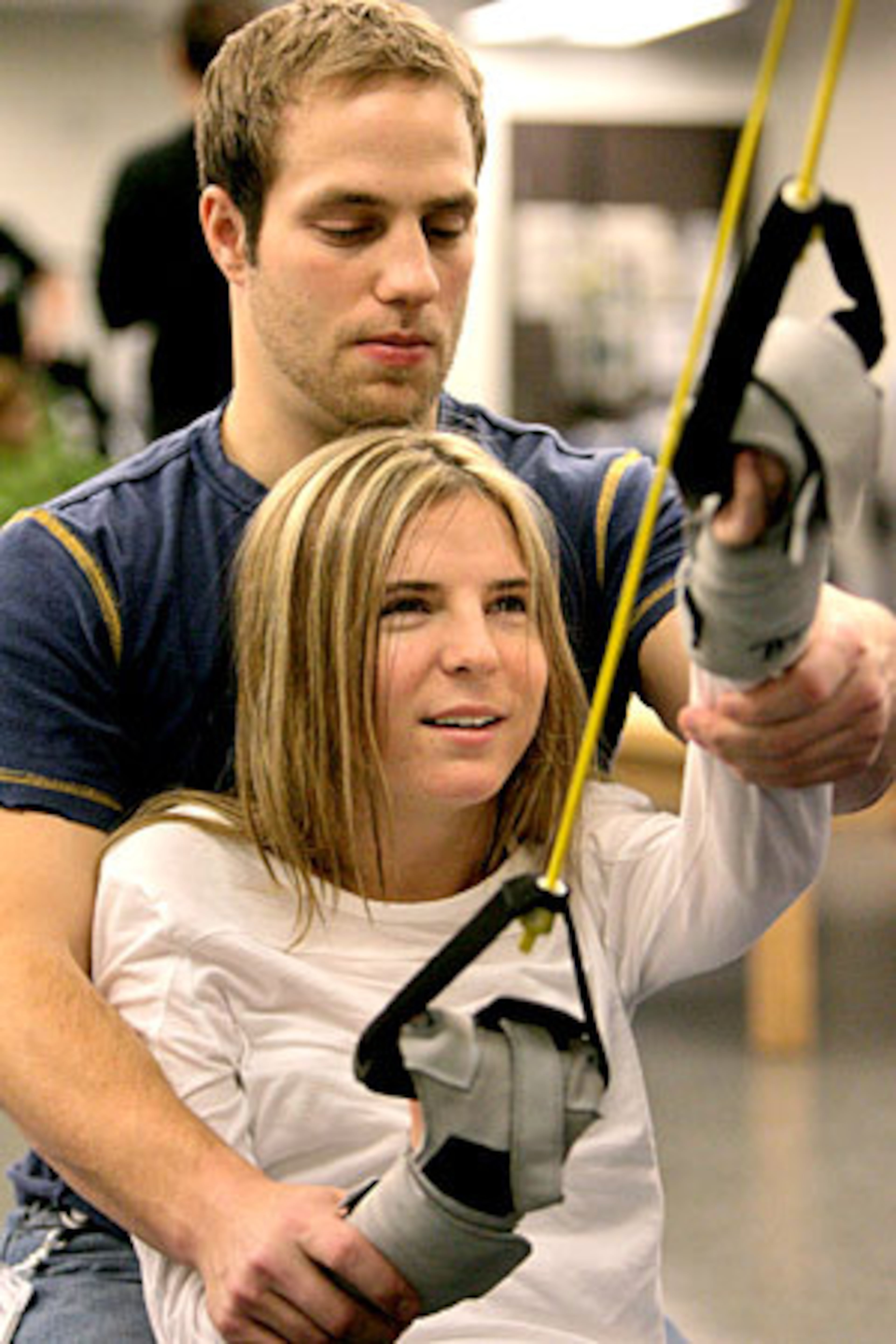 But Donald hasn't let the accident stop her. She continually works to keep up her strength.