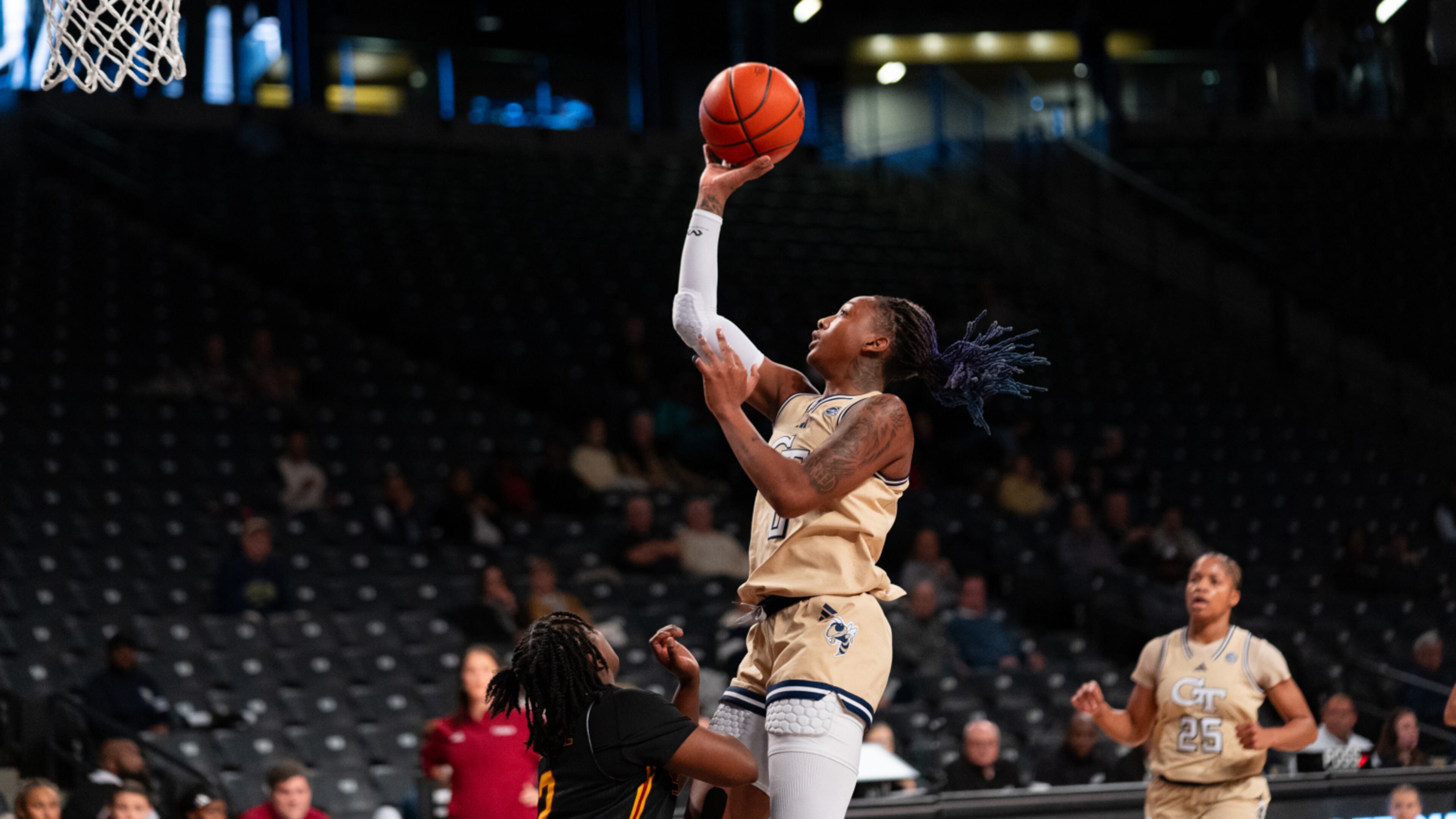 The Georgia Tech women's basketball team defeated Louisiana-Monroe 97-37 on Wednesday.