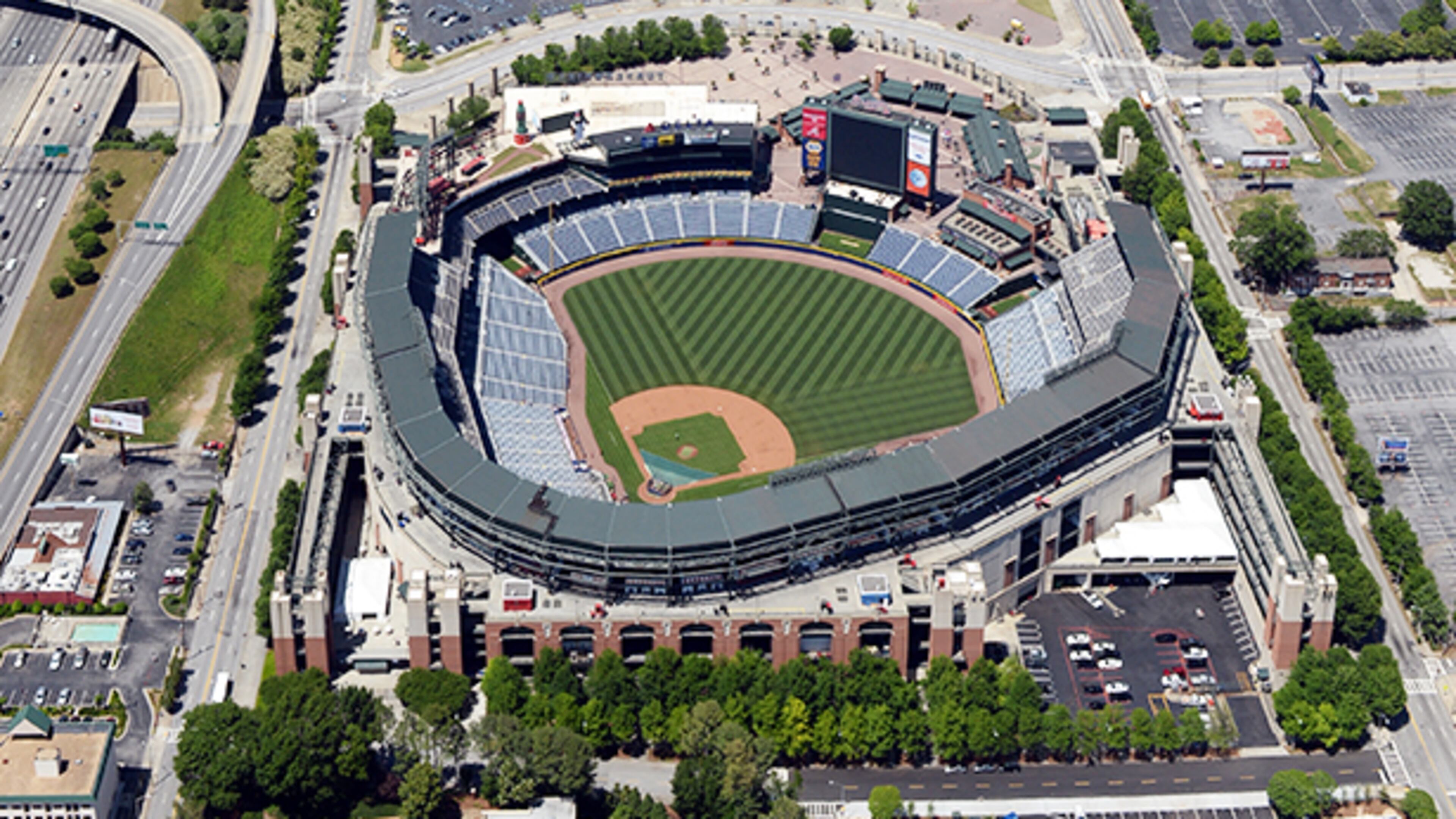 May 6, 2014 Atlanta: Aerials of Turner Field May 7, 2014. BRANT SANDERLIN /BSANDERLIN@AJC.COM .