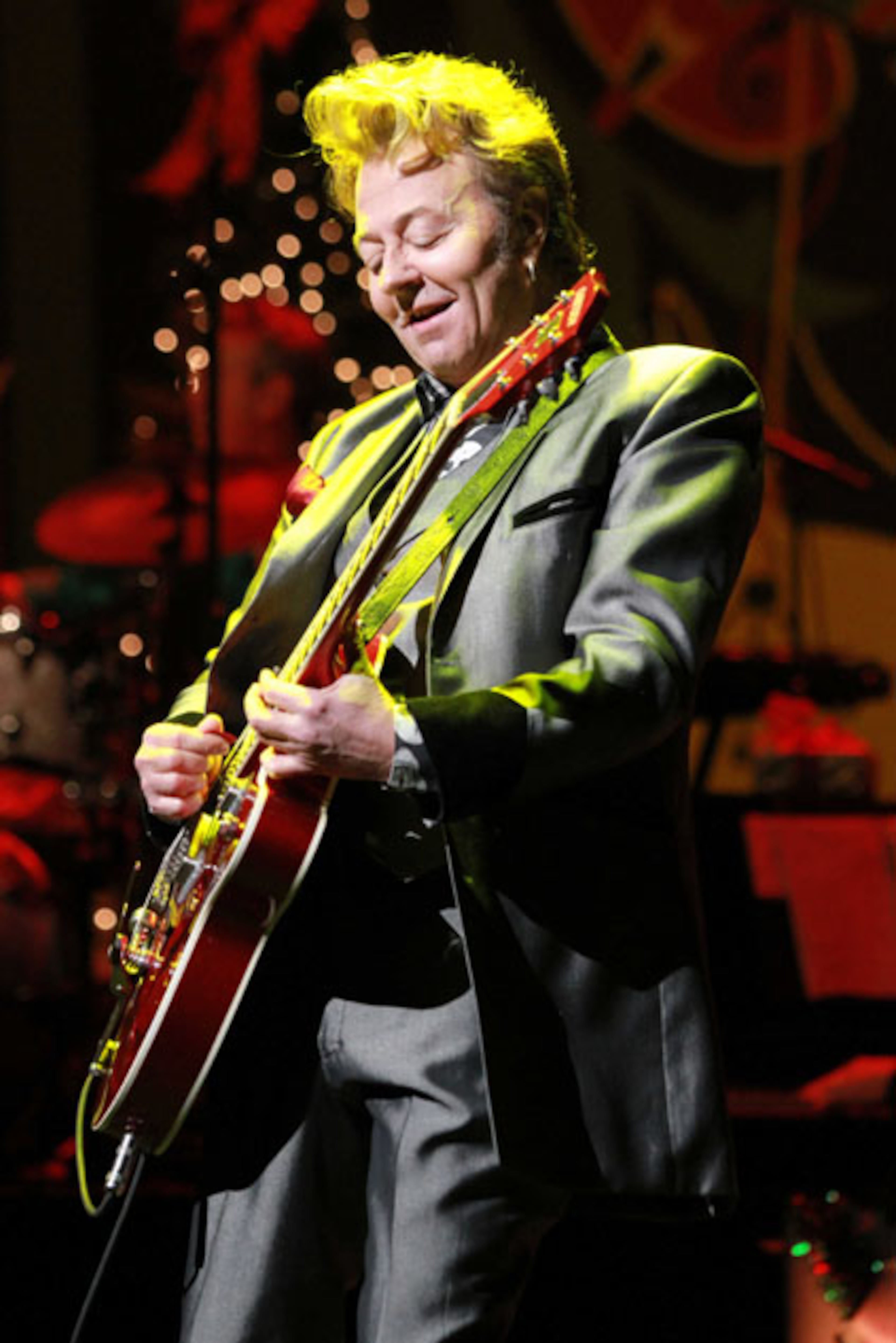 The Brian Setzer Orchestra performed Saturday, Dec. 5, 2015 at a sold-out Cobb Energy Centre in Atlanta as part of its annual Christmas Rocks concert. Robb D. Cohen/ RobbsPhotos.com