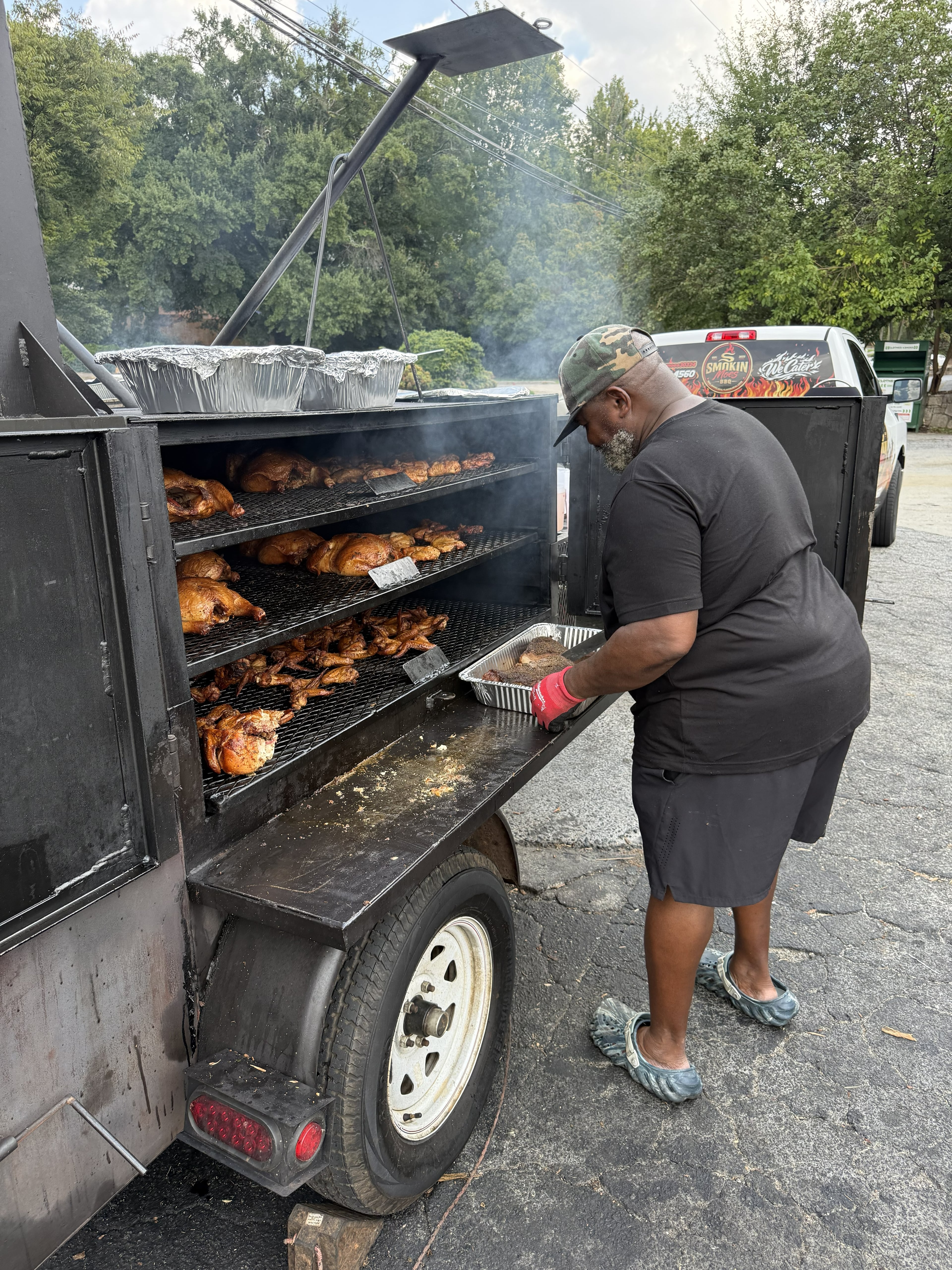 Smokin Moes BBQ's Maurice Burrows. (Courtesy of Sam Flemming)