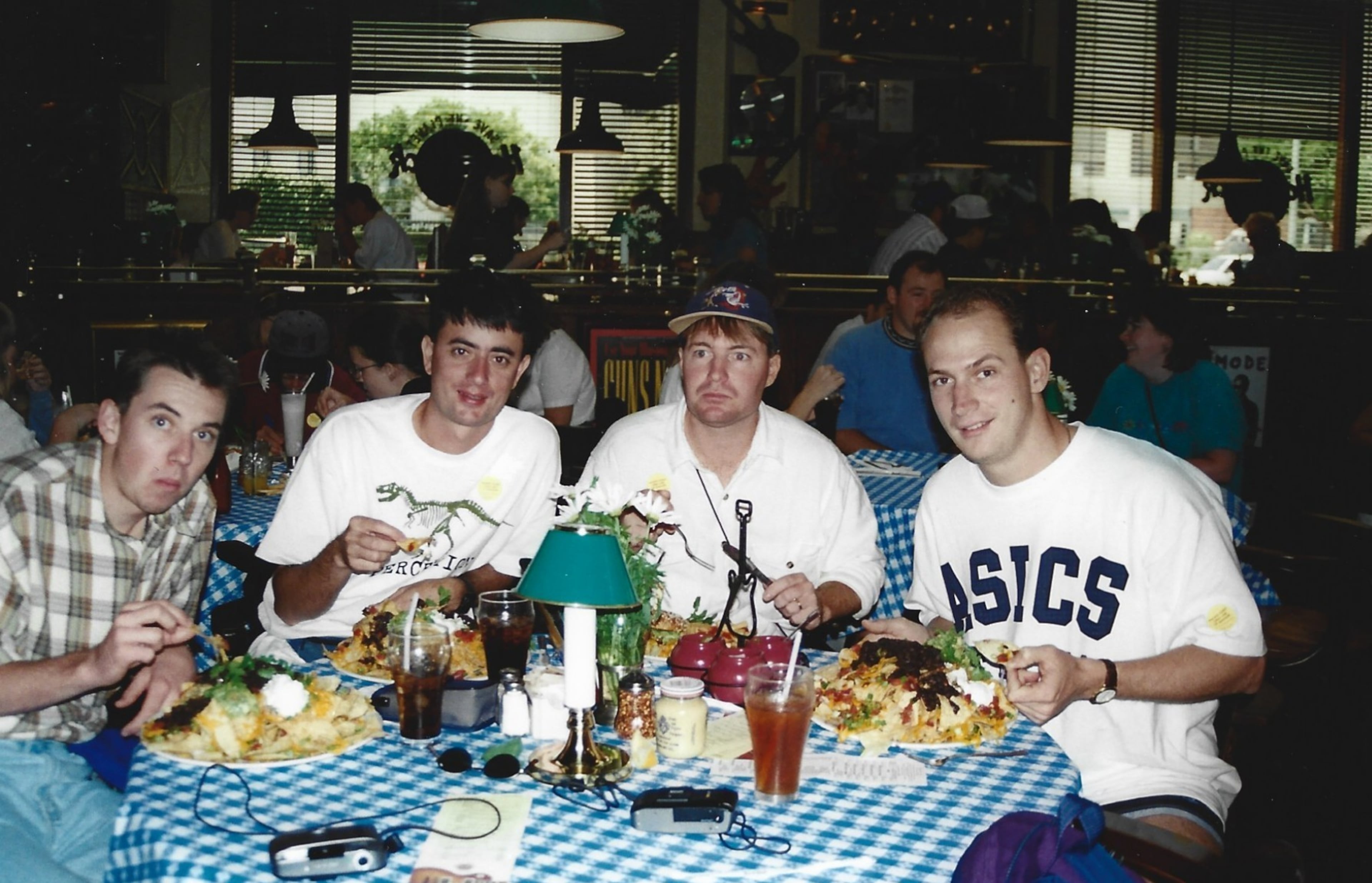 Steve was amazed by nachos. (Courtesy of Steve Leo)