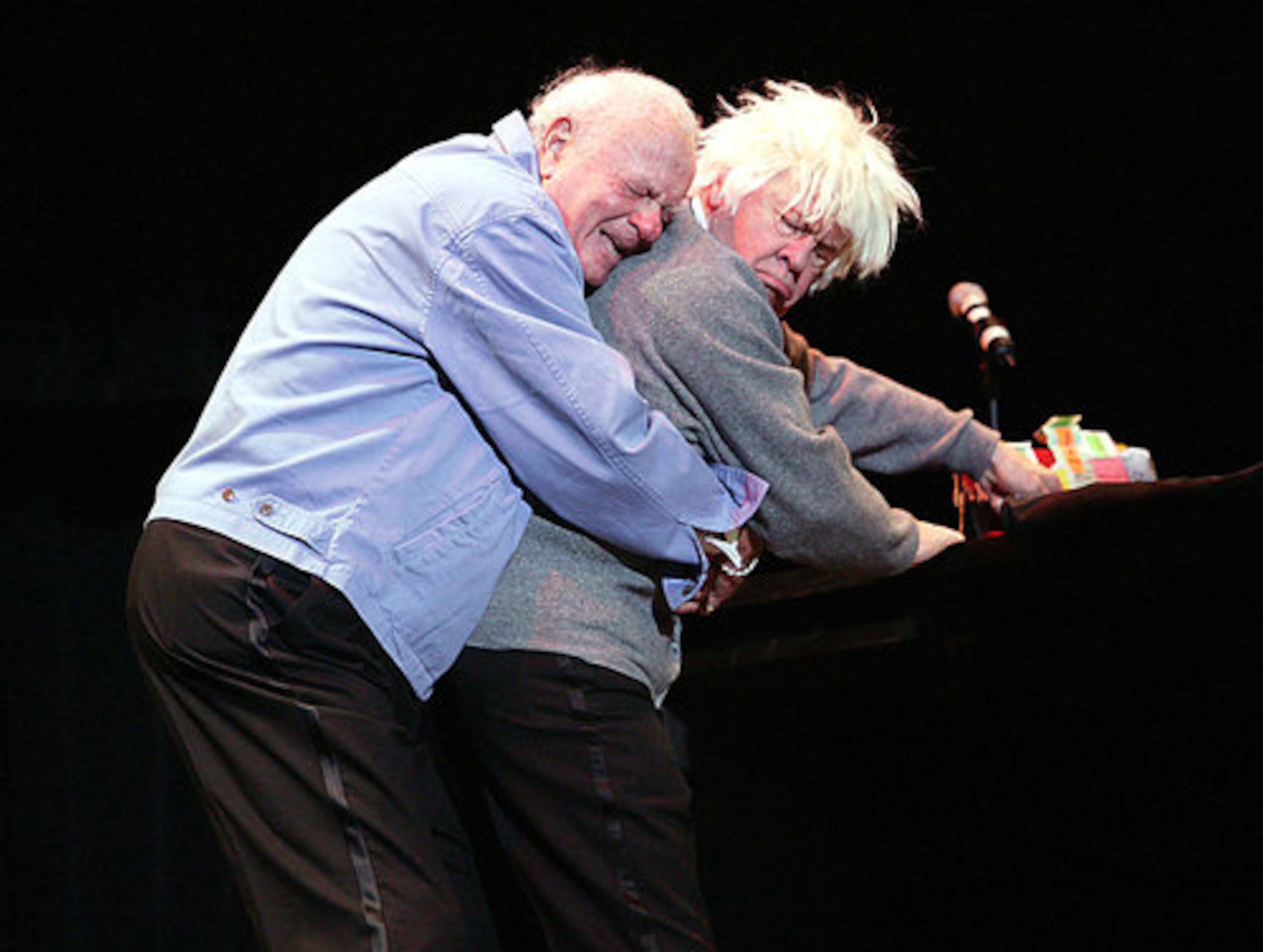Korman and Conway continued their outrageous sketch routines for many years, as evidenced by this 2004 photo from the University of Texas at Tyler.